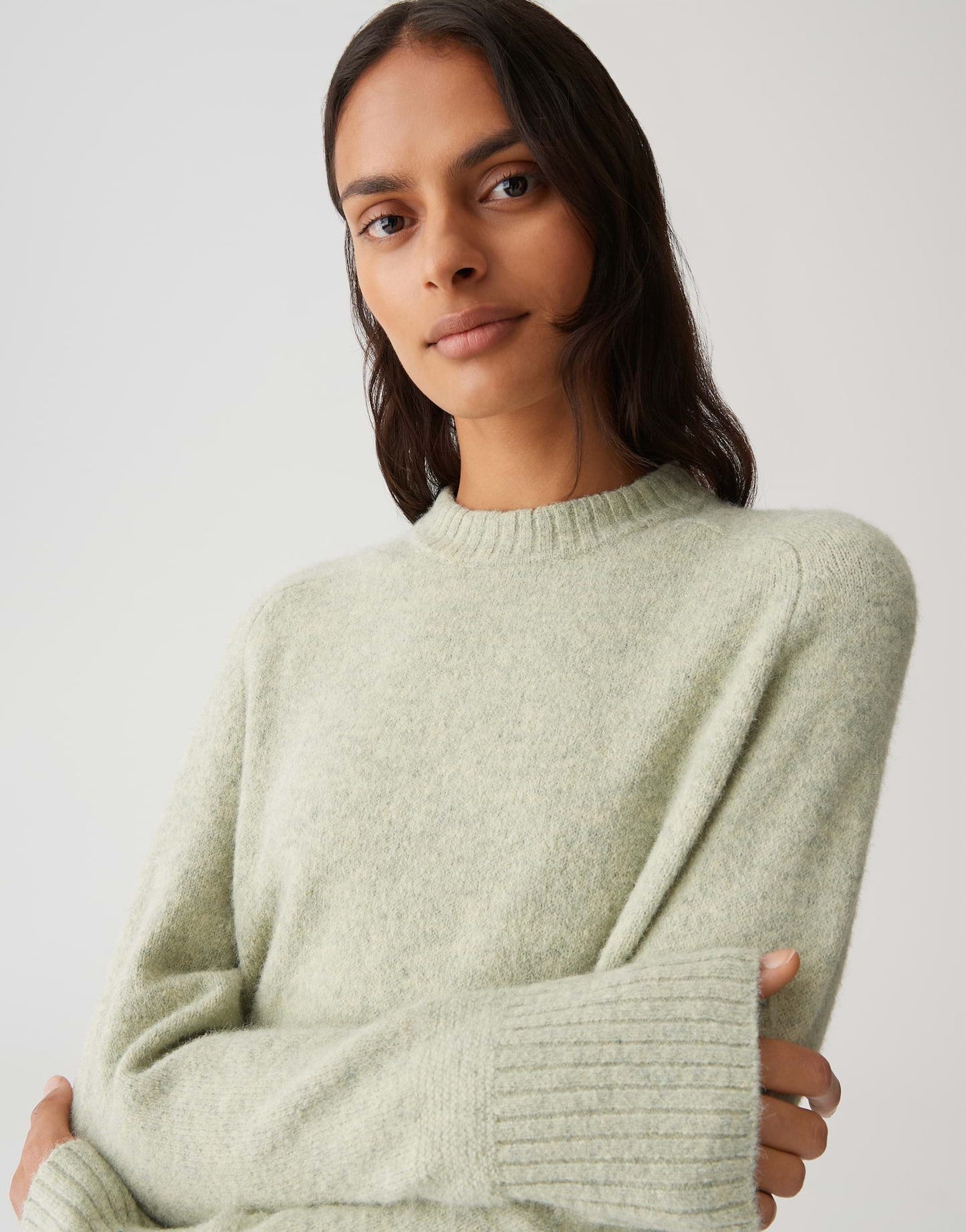 Opus Damen Pullover grün