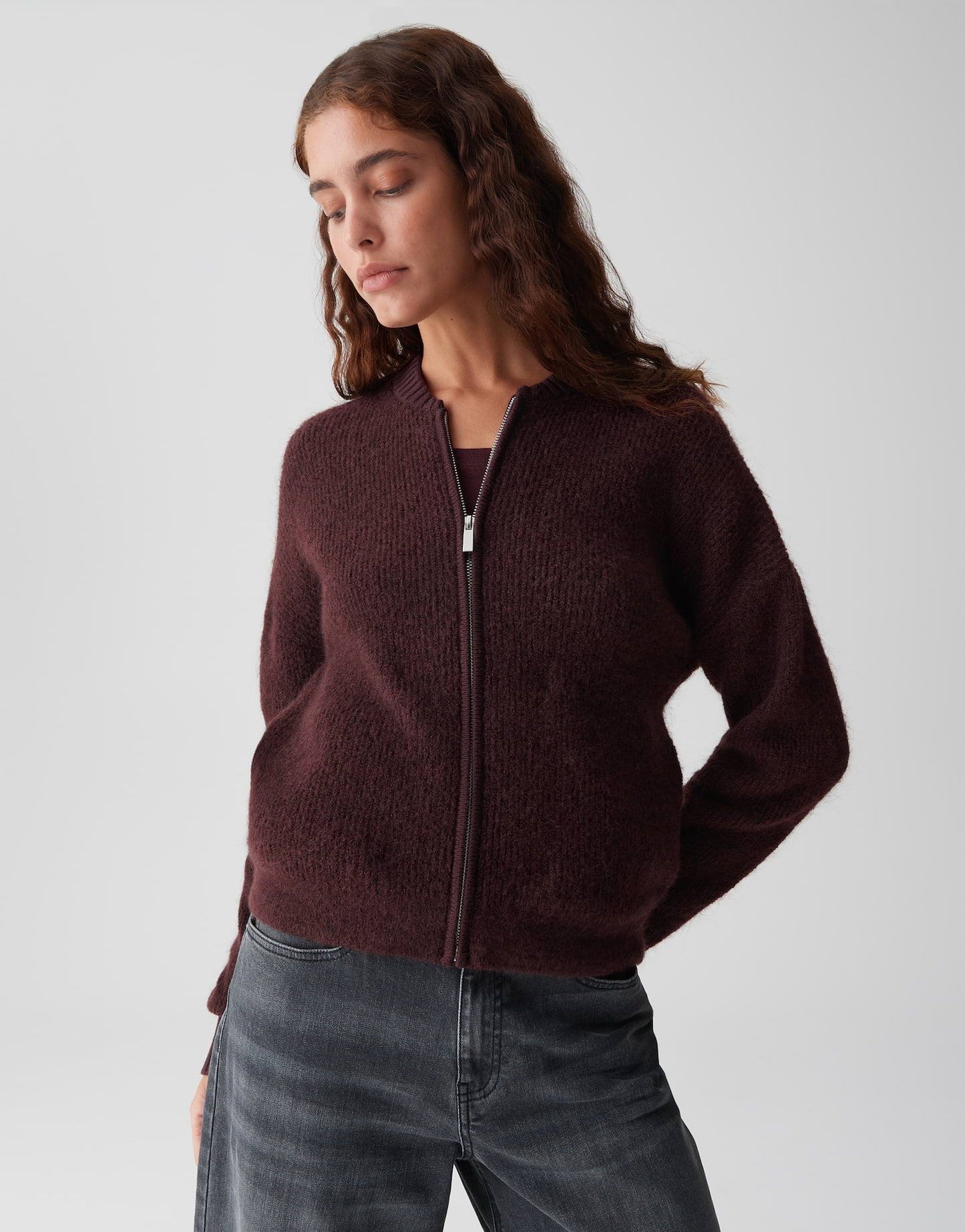 Opus Damen Jacke Dobka rot