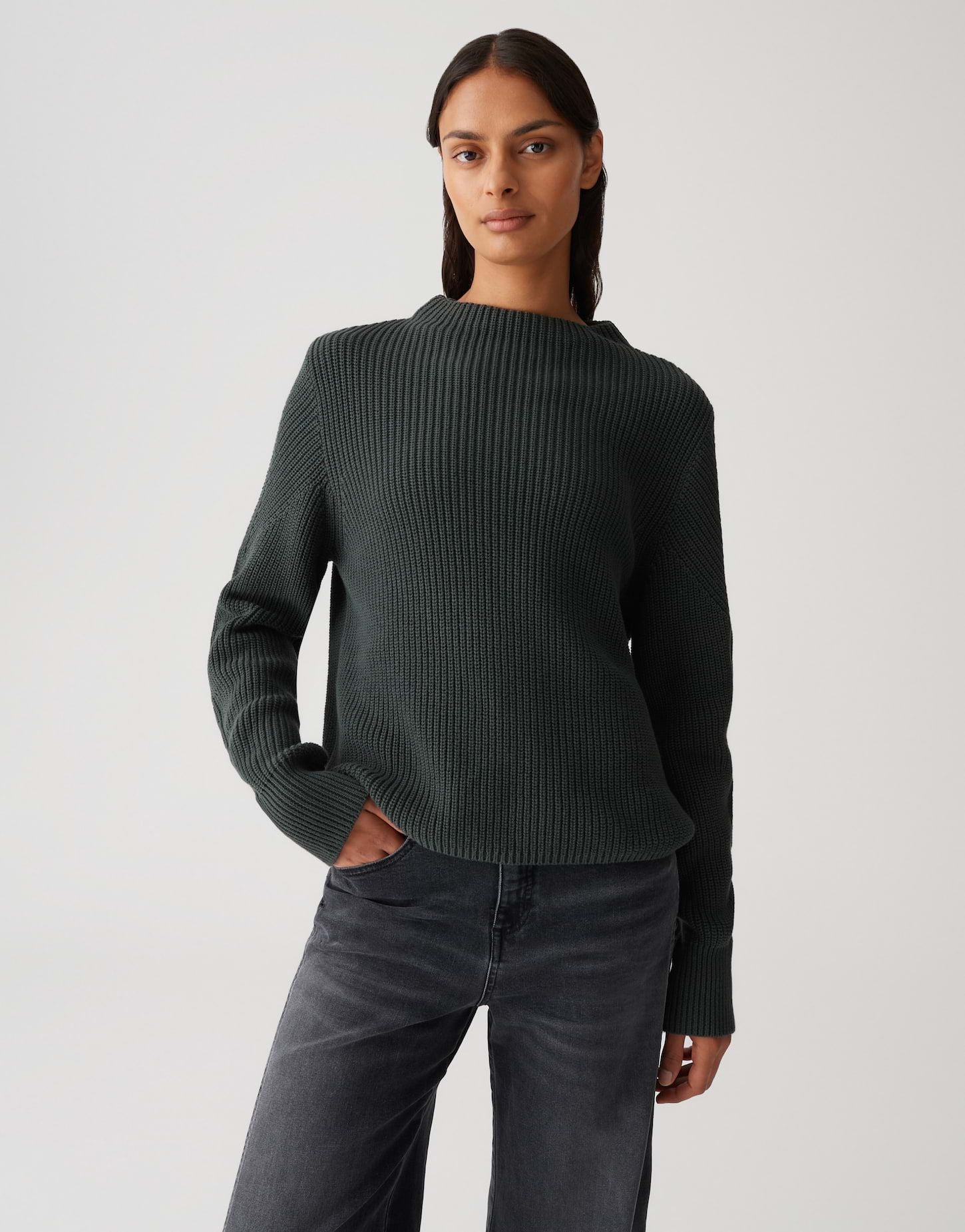 Opus Damen Pullover blau