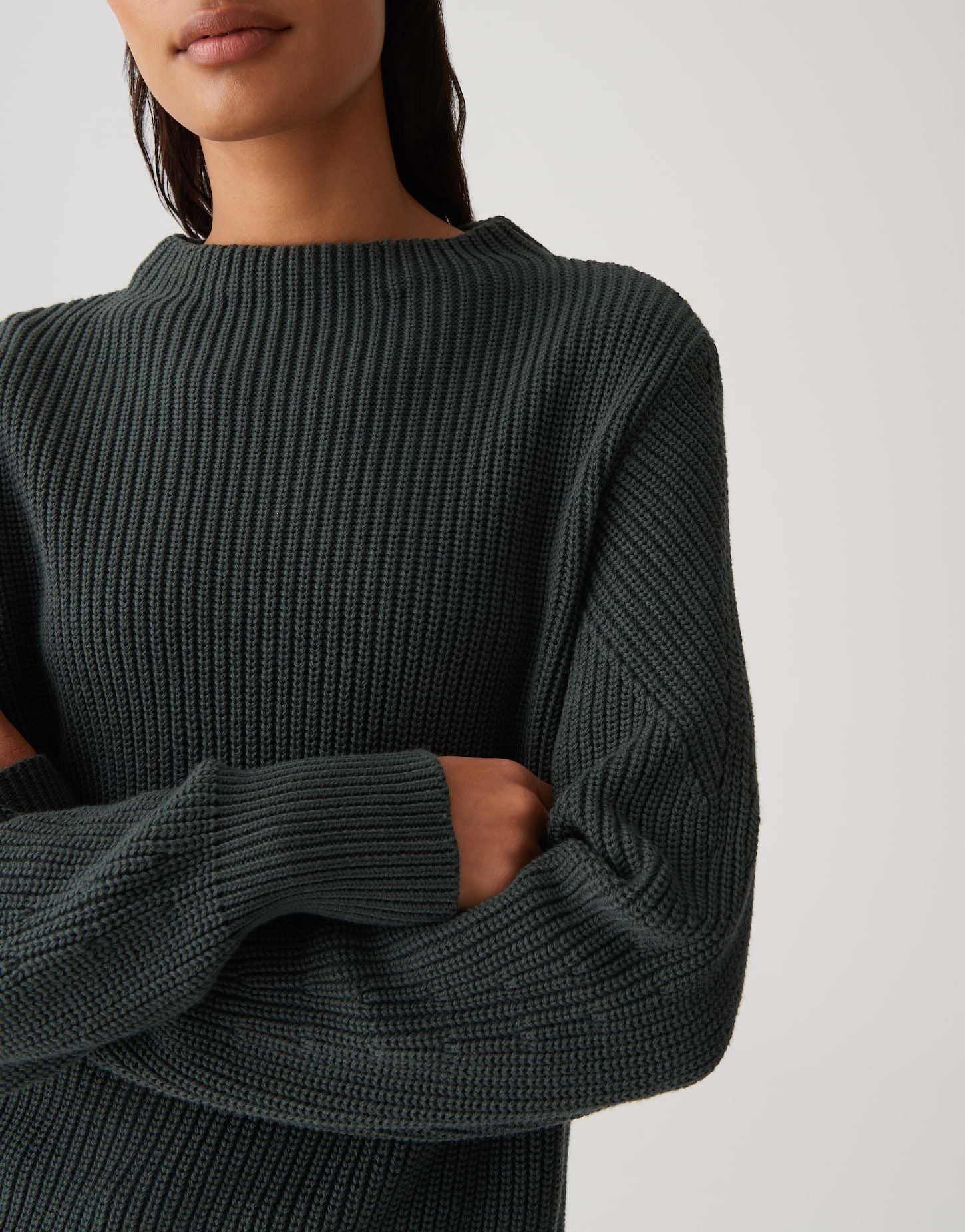 Opus Damen Pullover blau