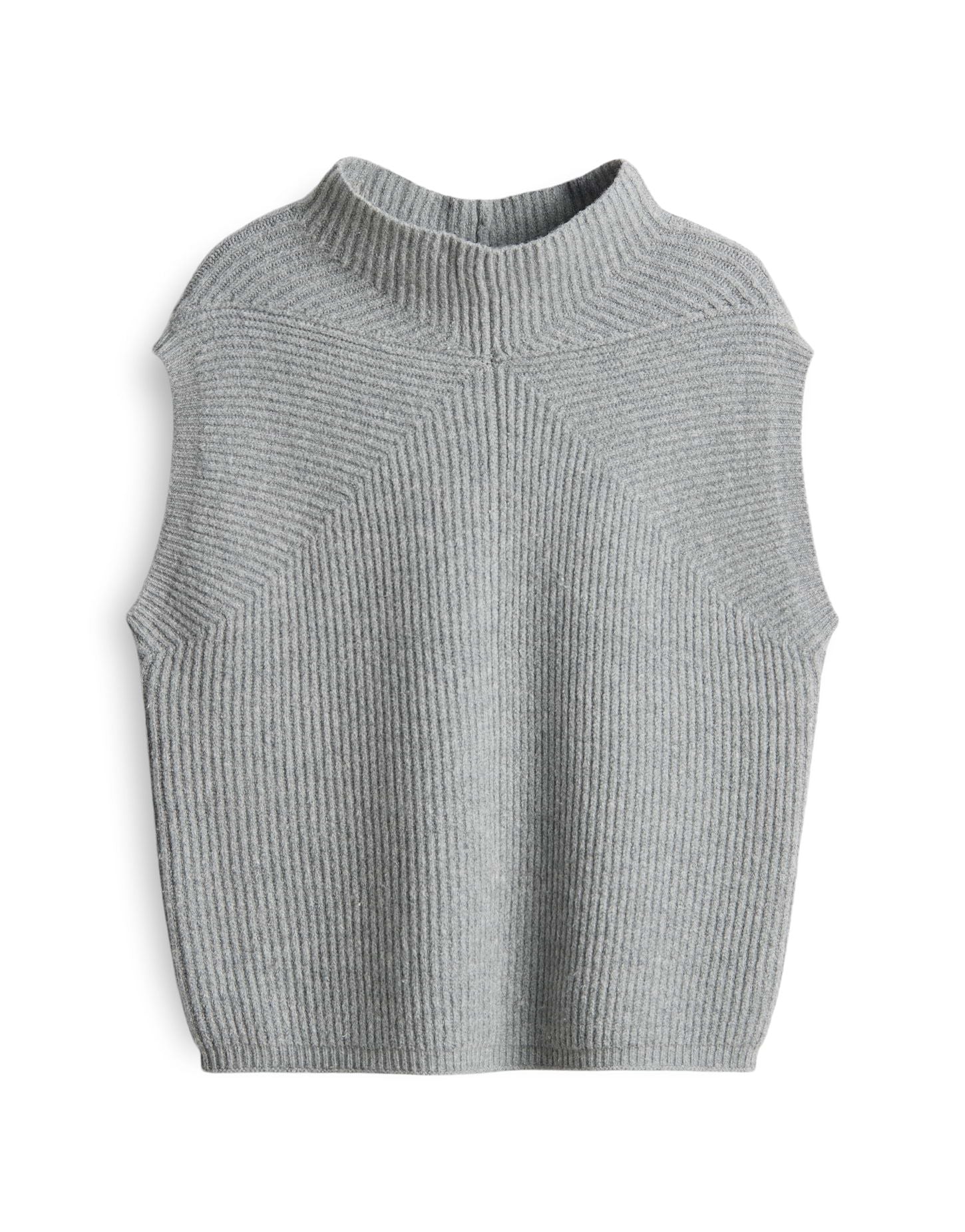 Opus Damen Strickweste grau