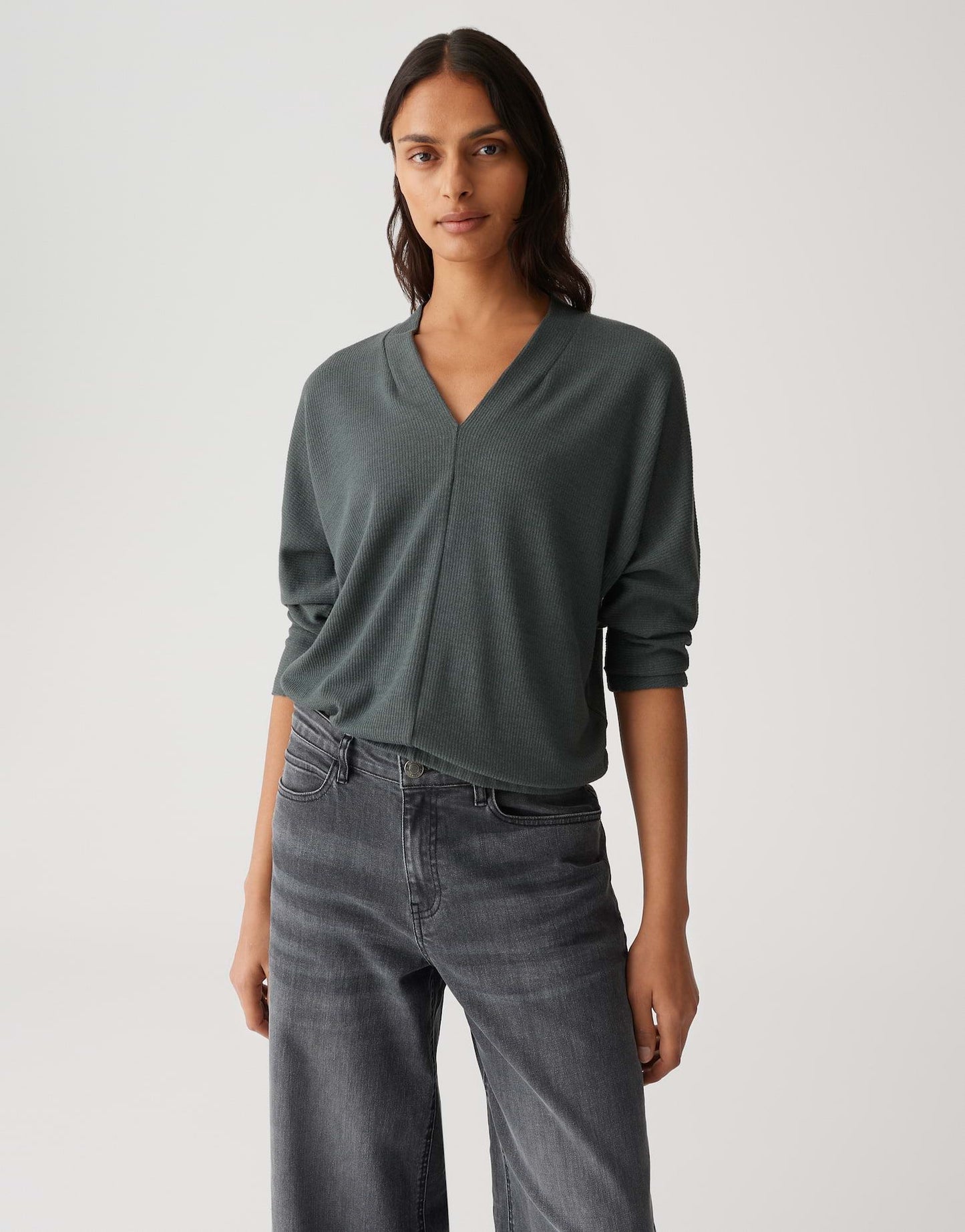 Opus Damen Shirt Sluto grün