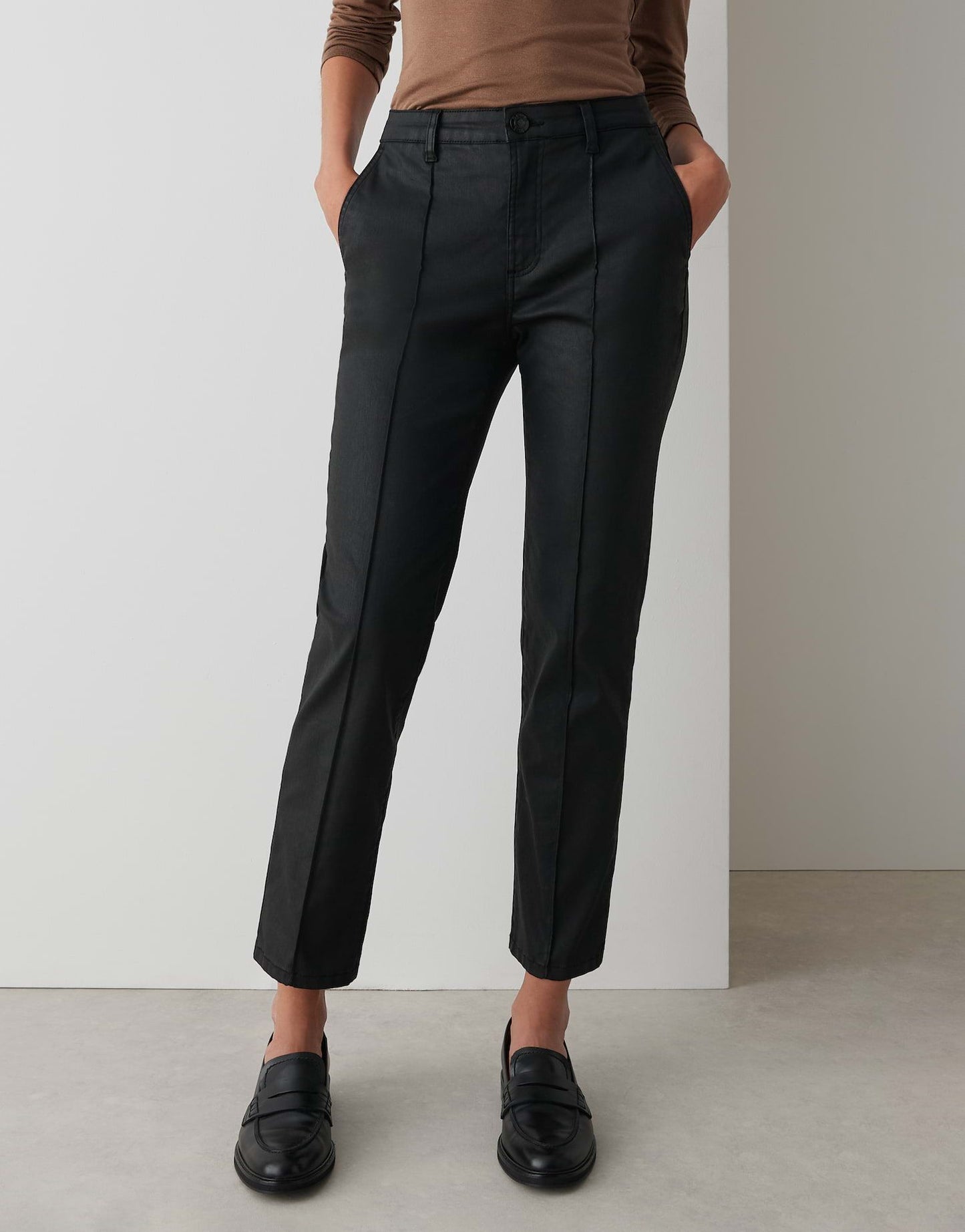 Opus Damen Jeans schwarz
