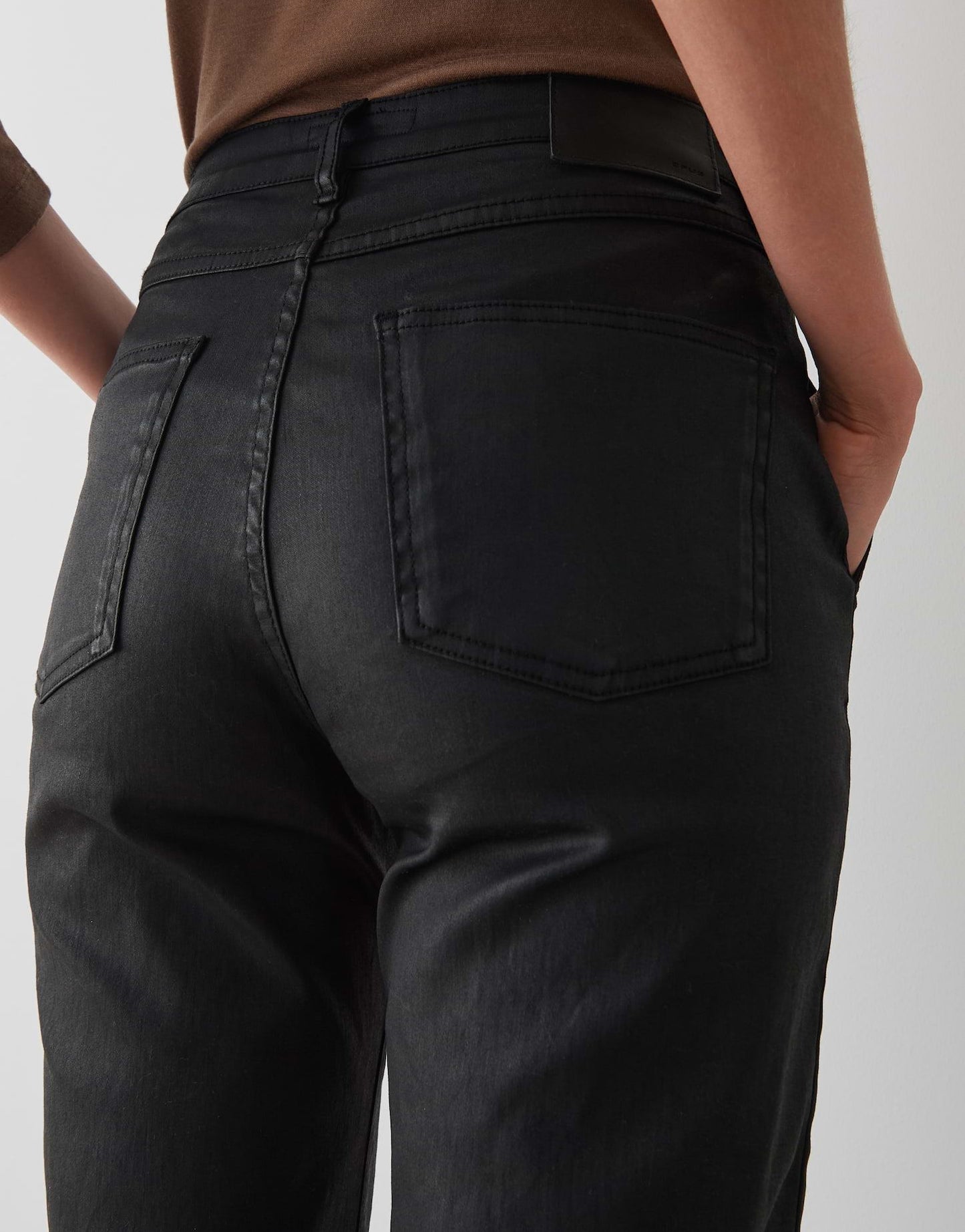 Opus Damen Jeans schwarz