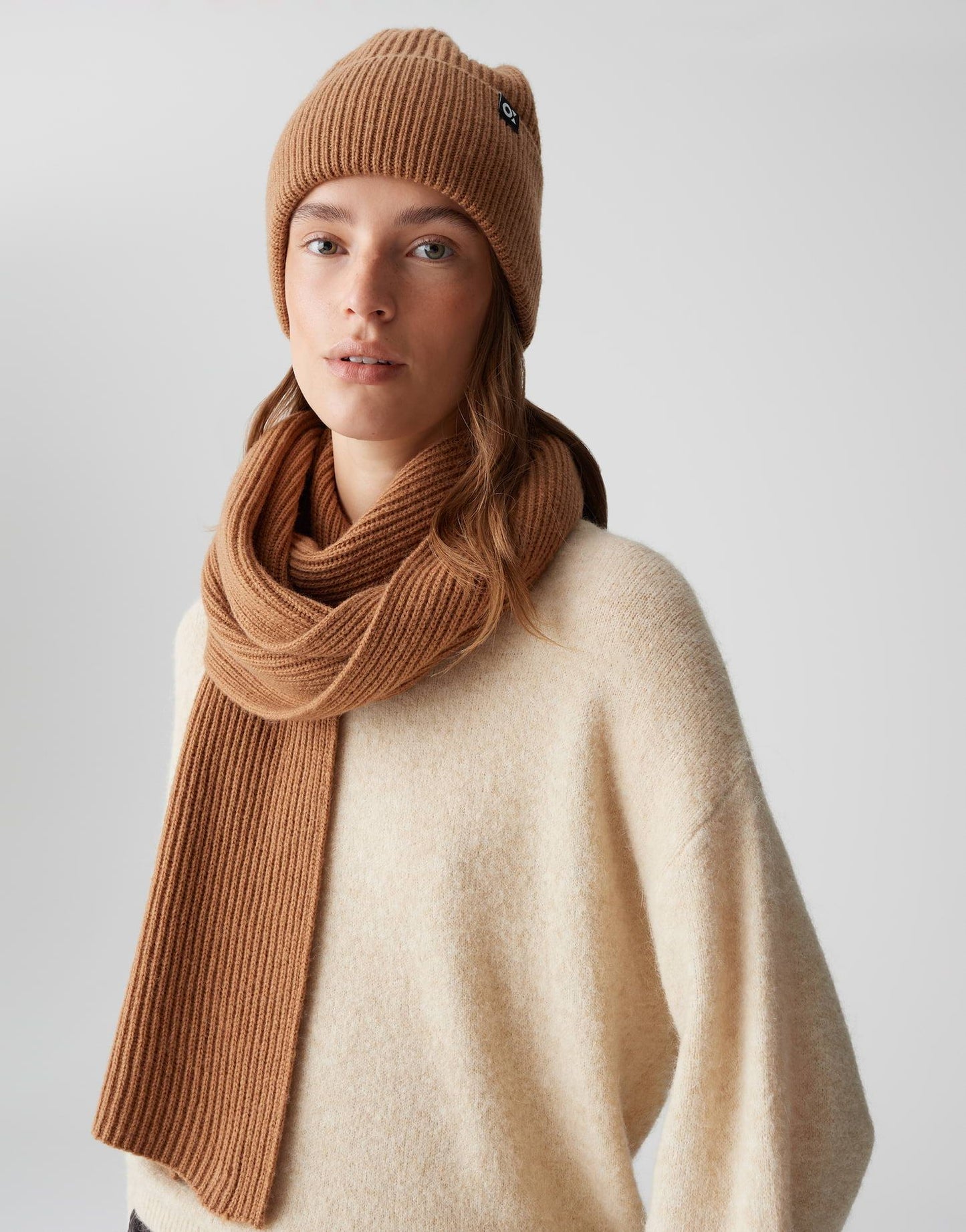 Opus Damen Schal Amantico scarf braun
