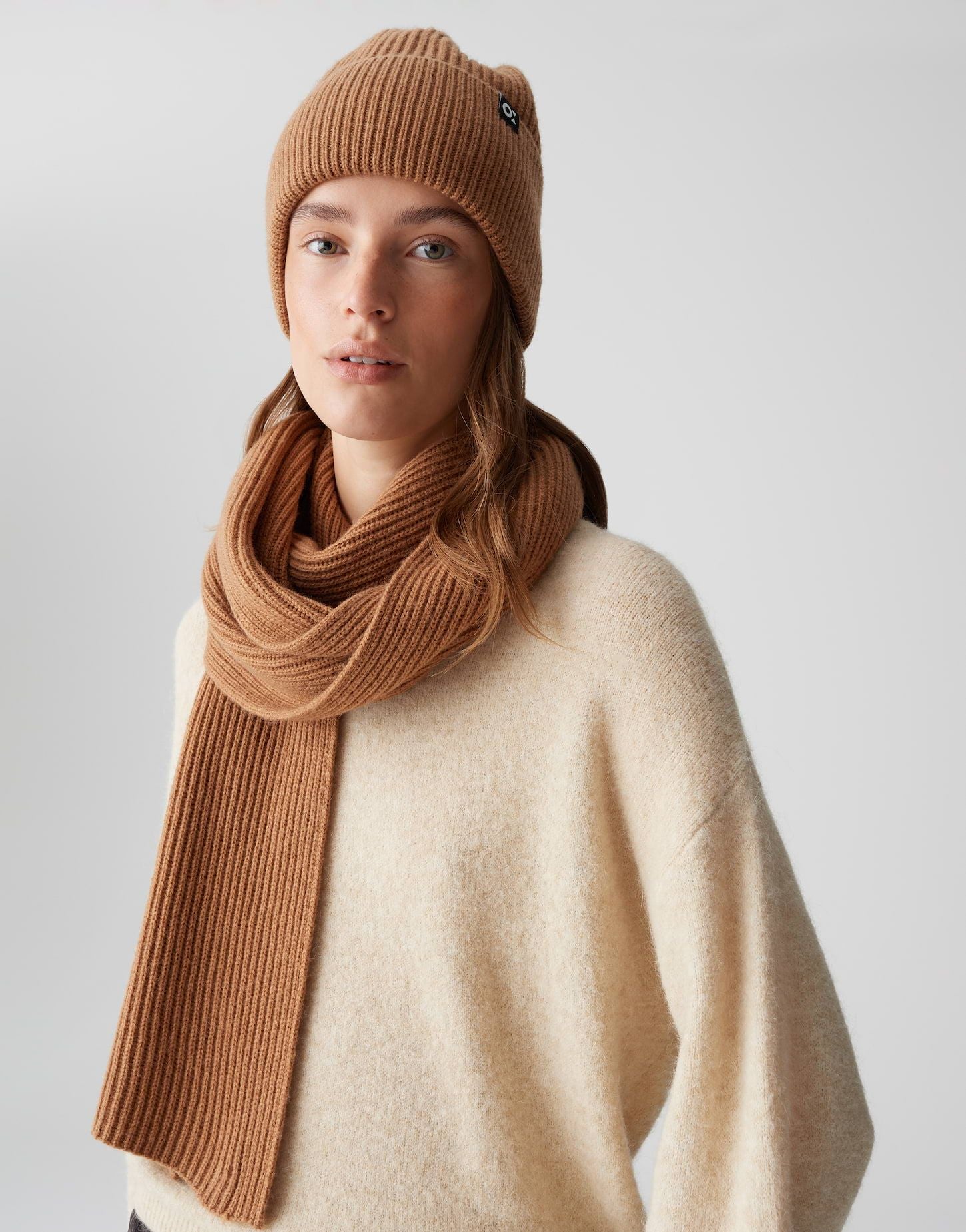 Opus Damen Schal Amantico scarf braun