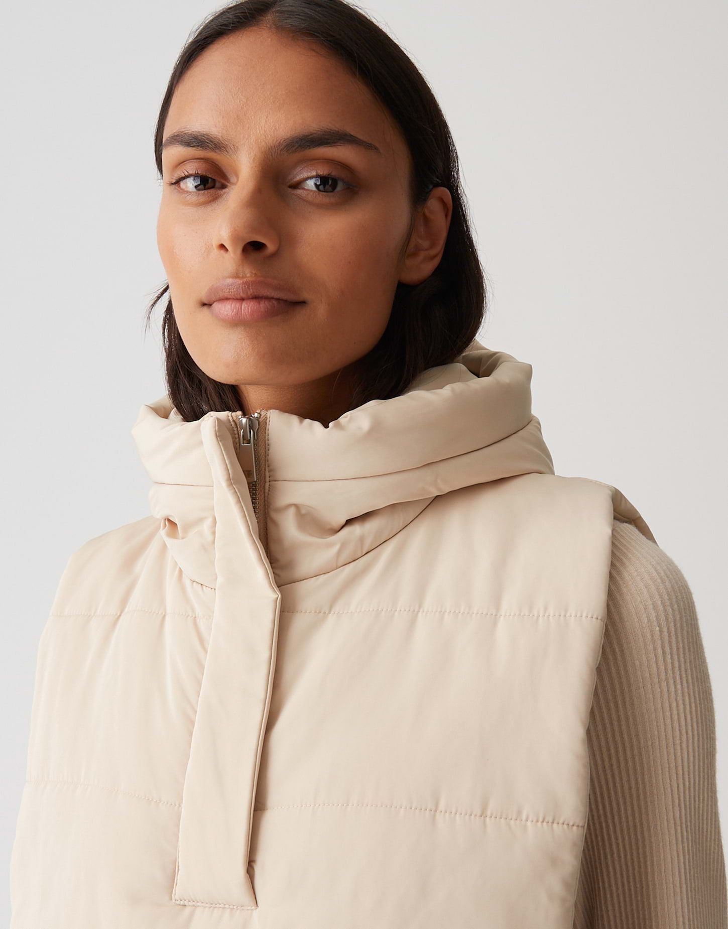 Opus Damen Weste Ambina cape beige