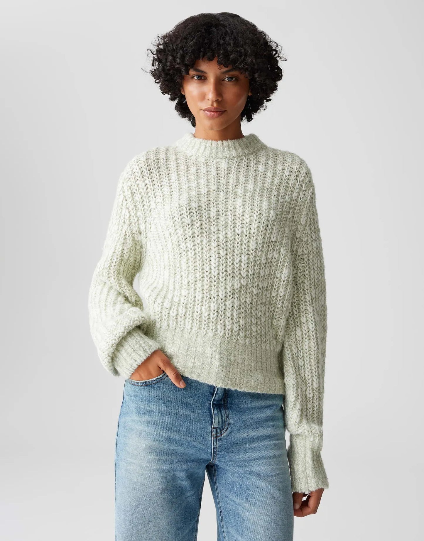 Opus Damen Pullover grün