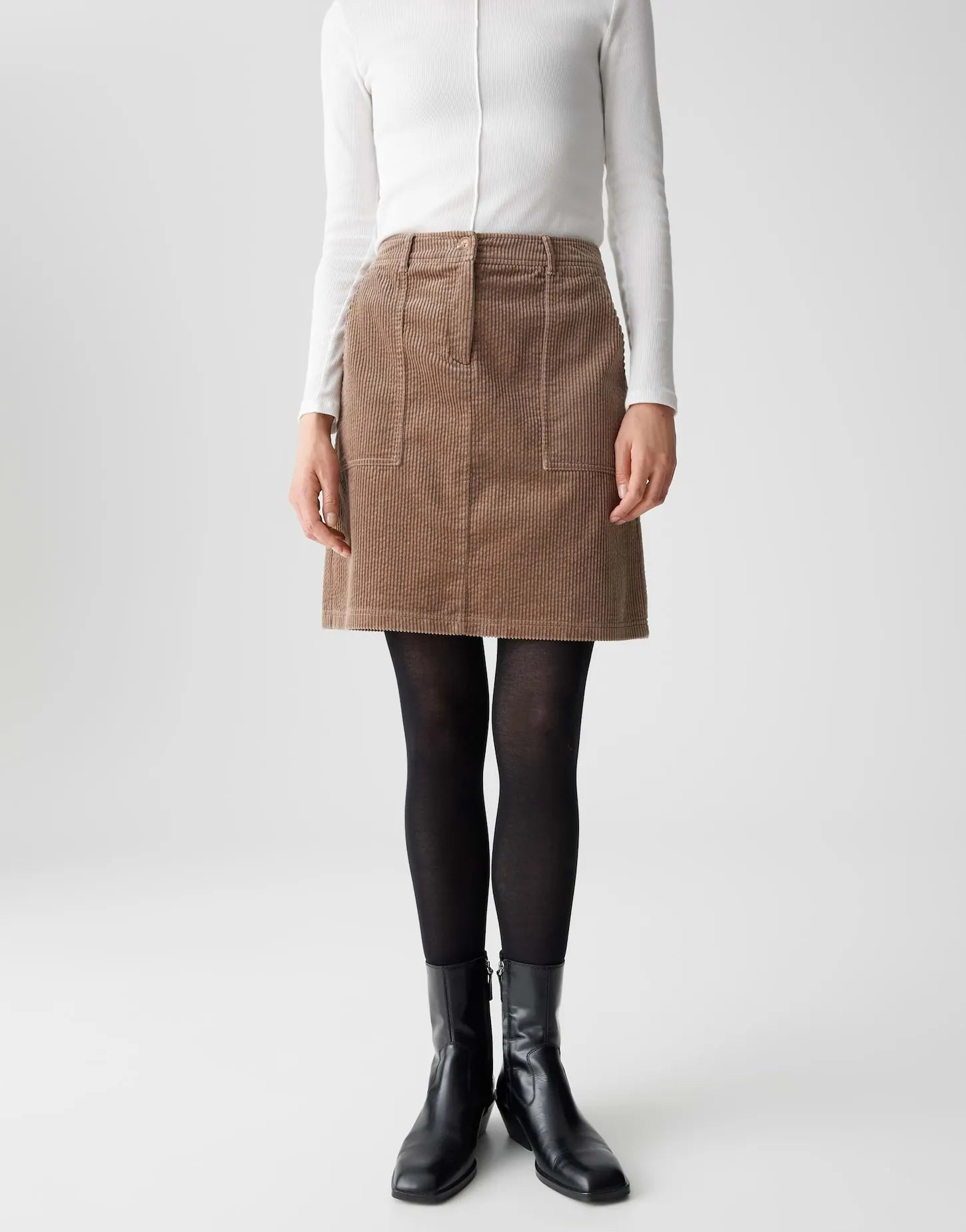 Opus Damen Rock braun