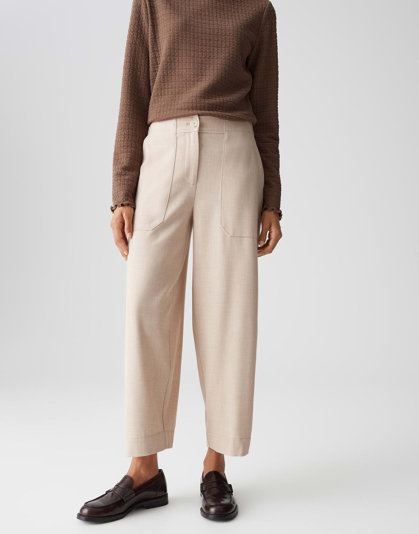 Opus Damen Hose beige