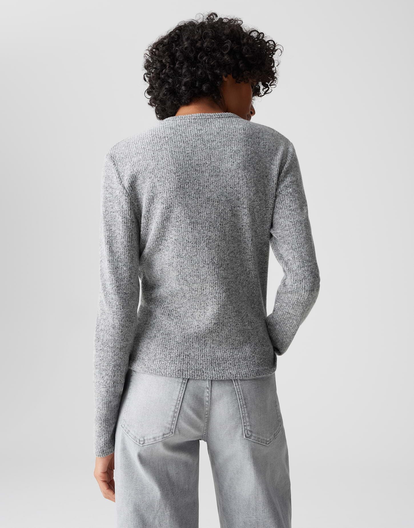 Opus Damen Shirt Saltus grau