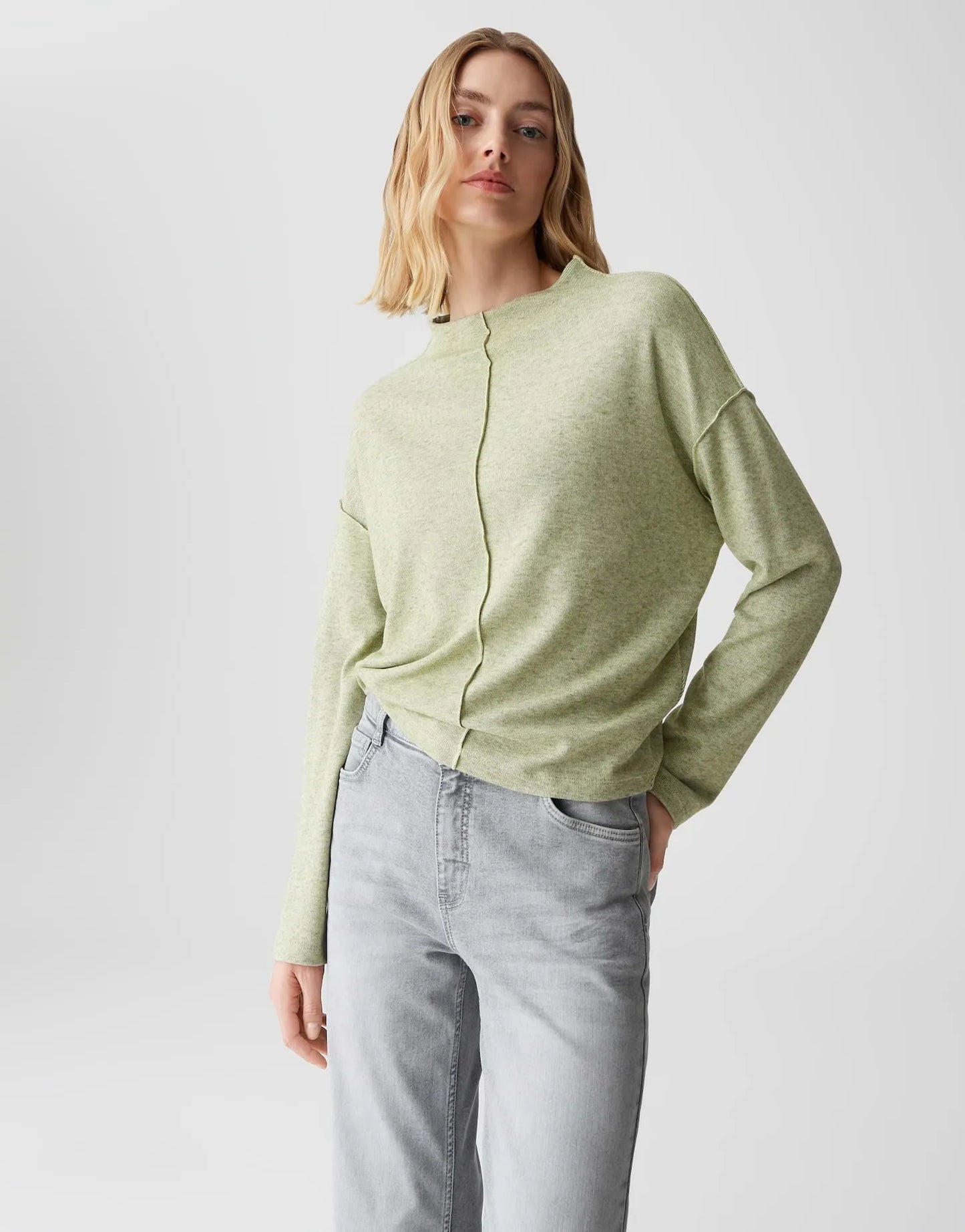 Opus Damen Pullover grün