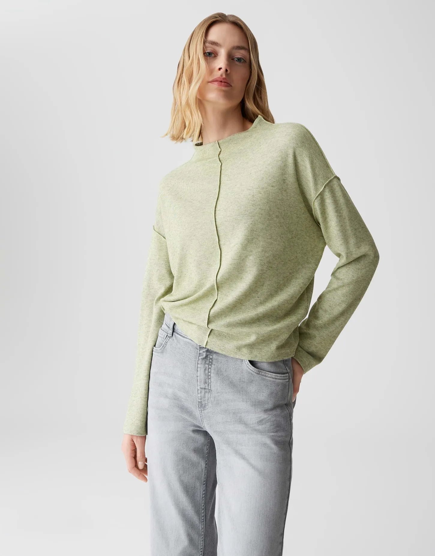 Opus Damen Pullover grün
