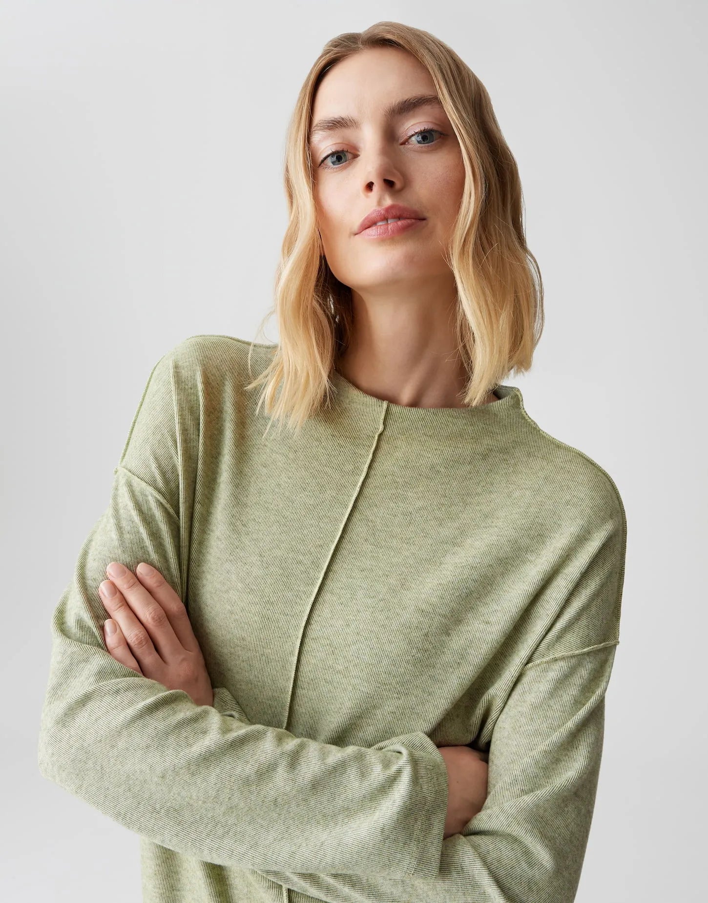 Opus Damen Pullover grün