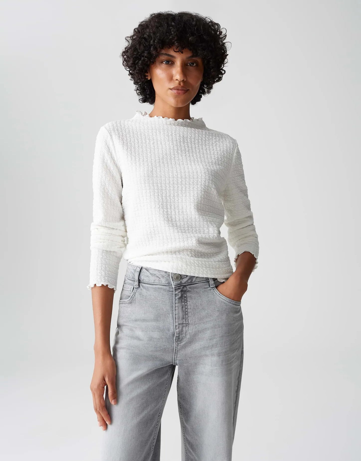 Opus Damen Shirt weiß
