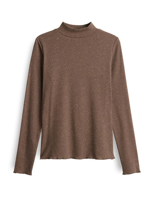 Opus – Opus Damen Rippshirt Suhanna curly