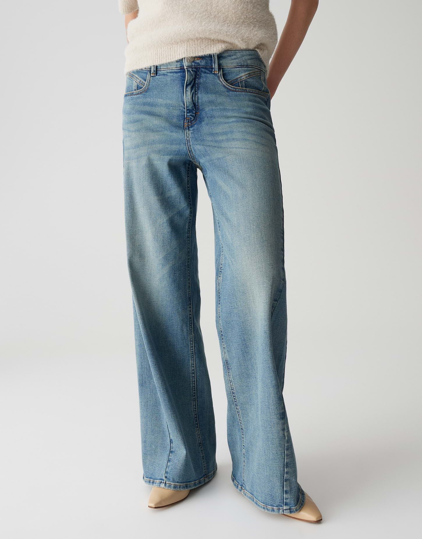 Opus Damen Jeans blau