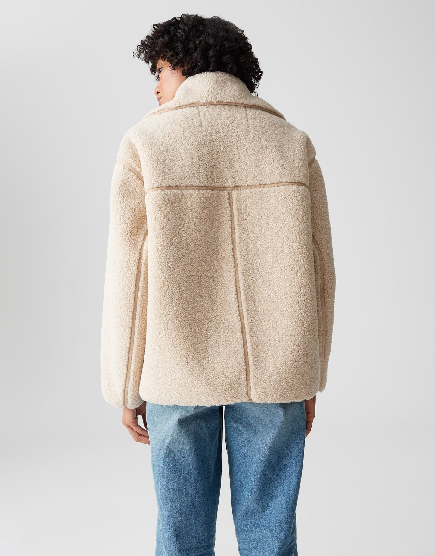 Opus Damen Jacke Hafine beige