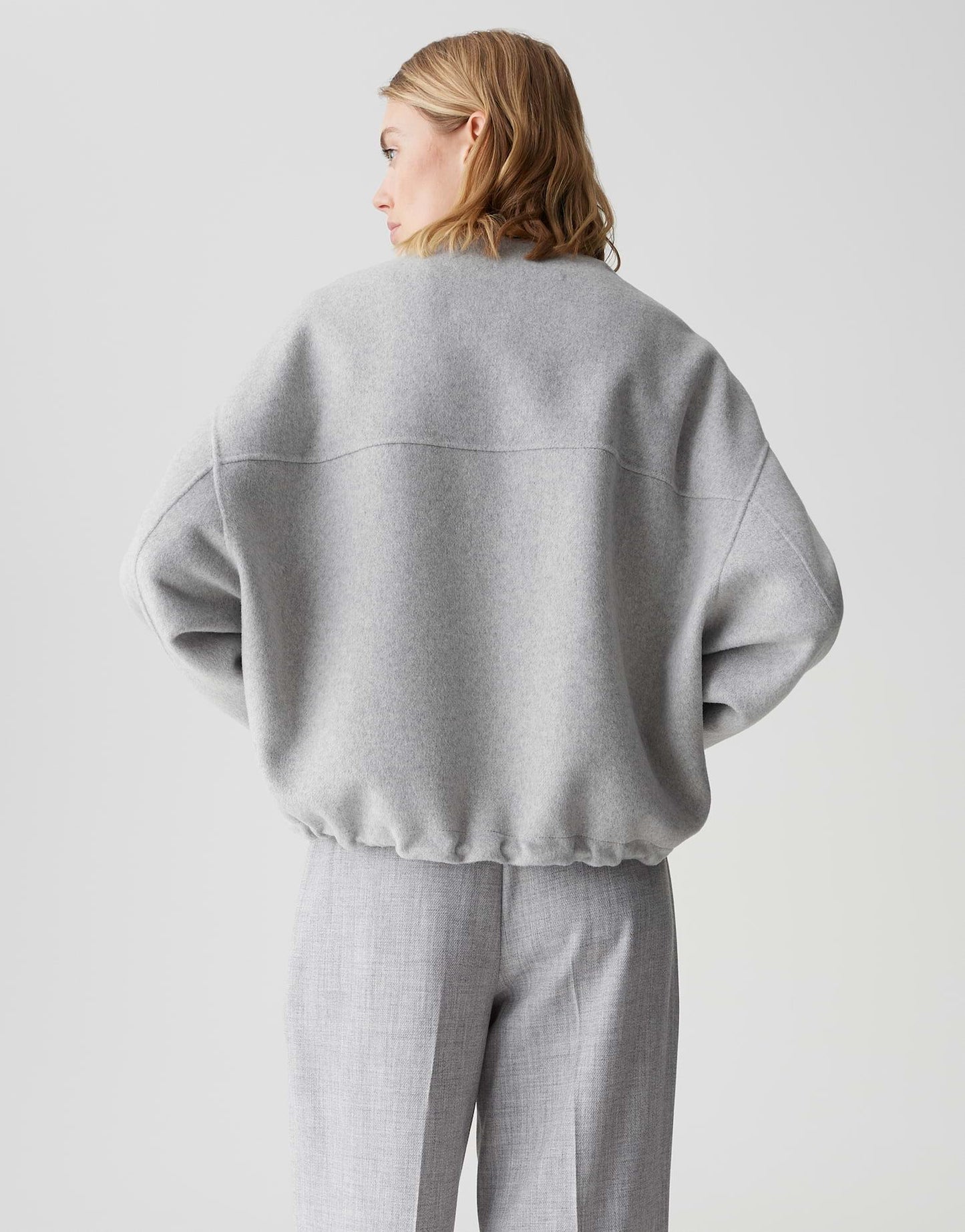 Opus Damen Sweatjacke grau