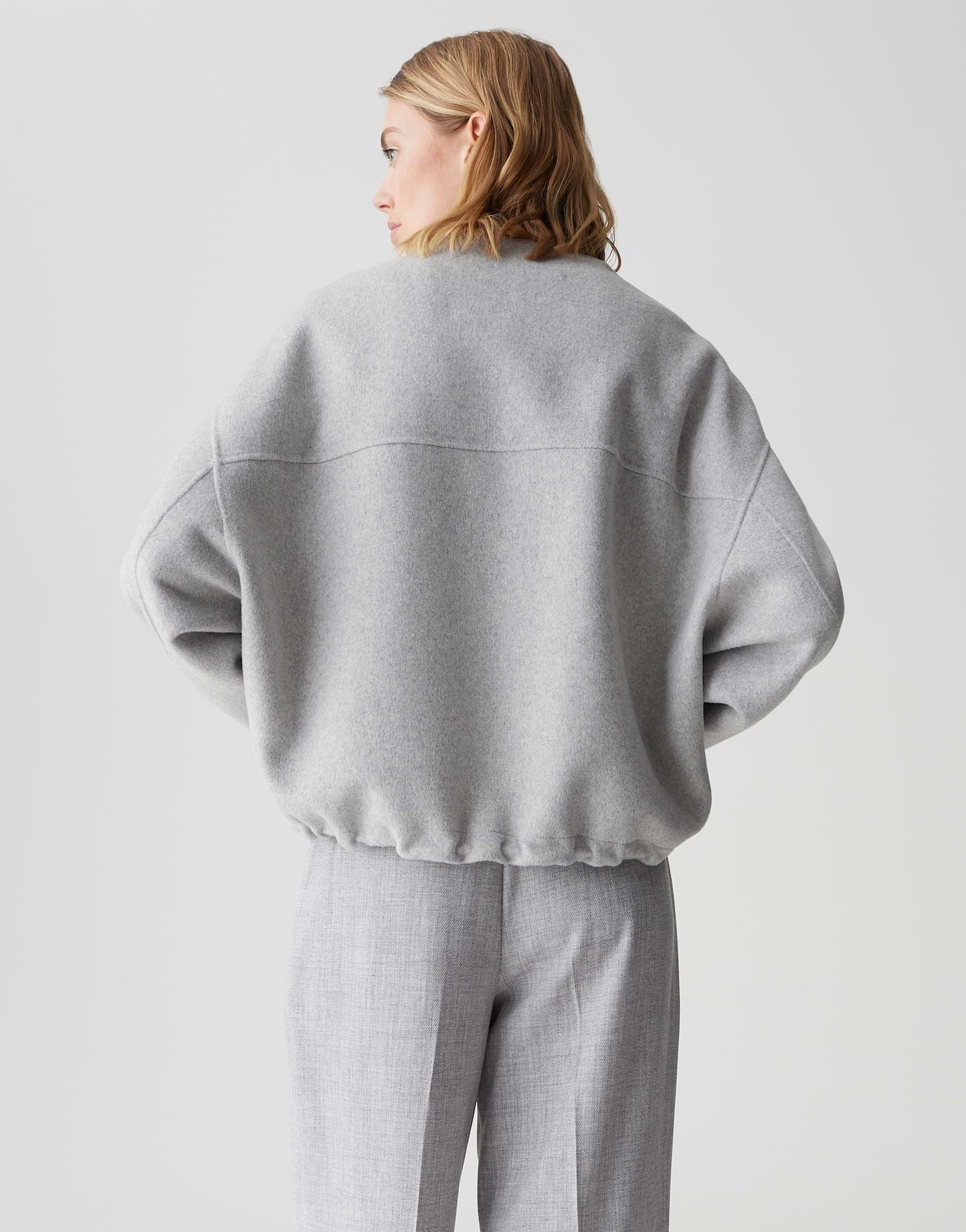 Opus Damen Sweatjacke grau