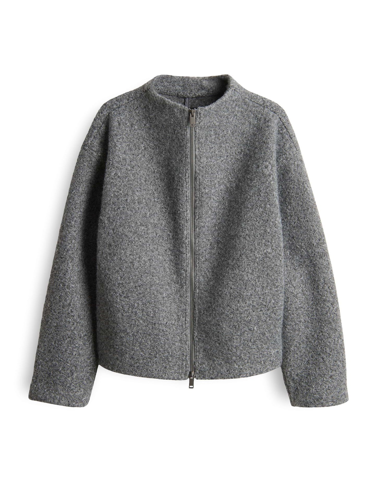 Opus Damen Jacke Hurlie 40 grau
