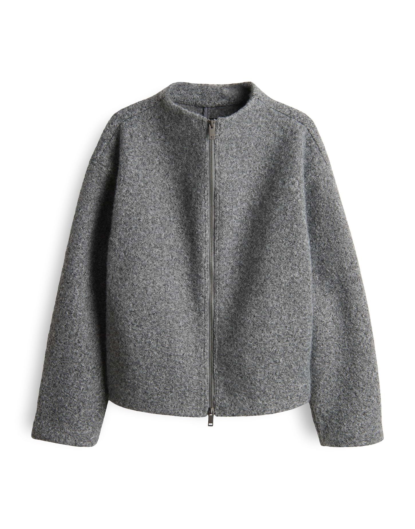 Opus Damen Jacke Hurlie 40 grau
