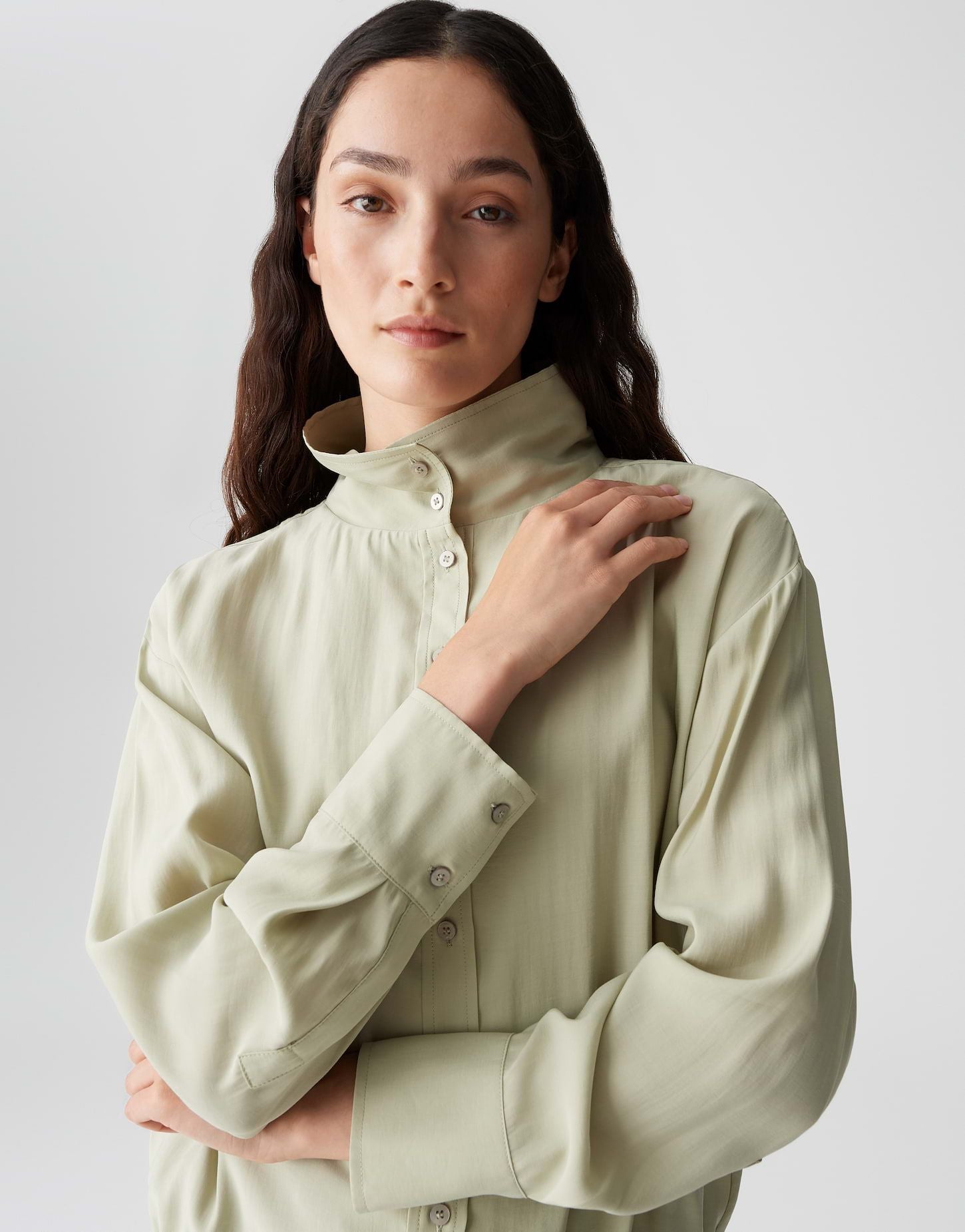 Opus Damen Bluse grün