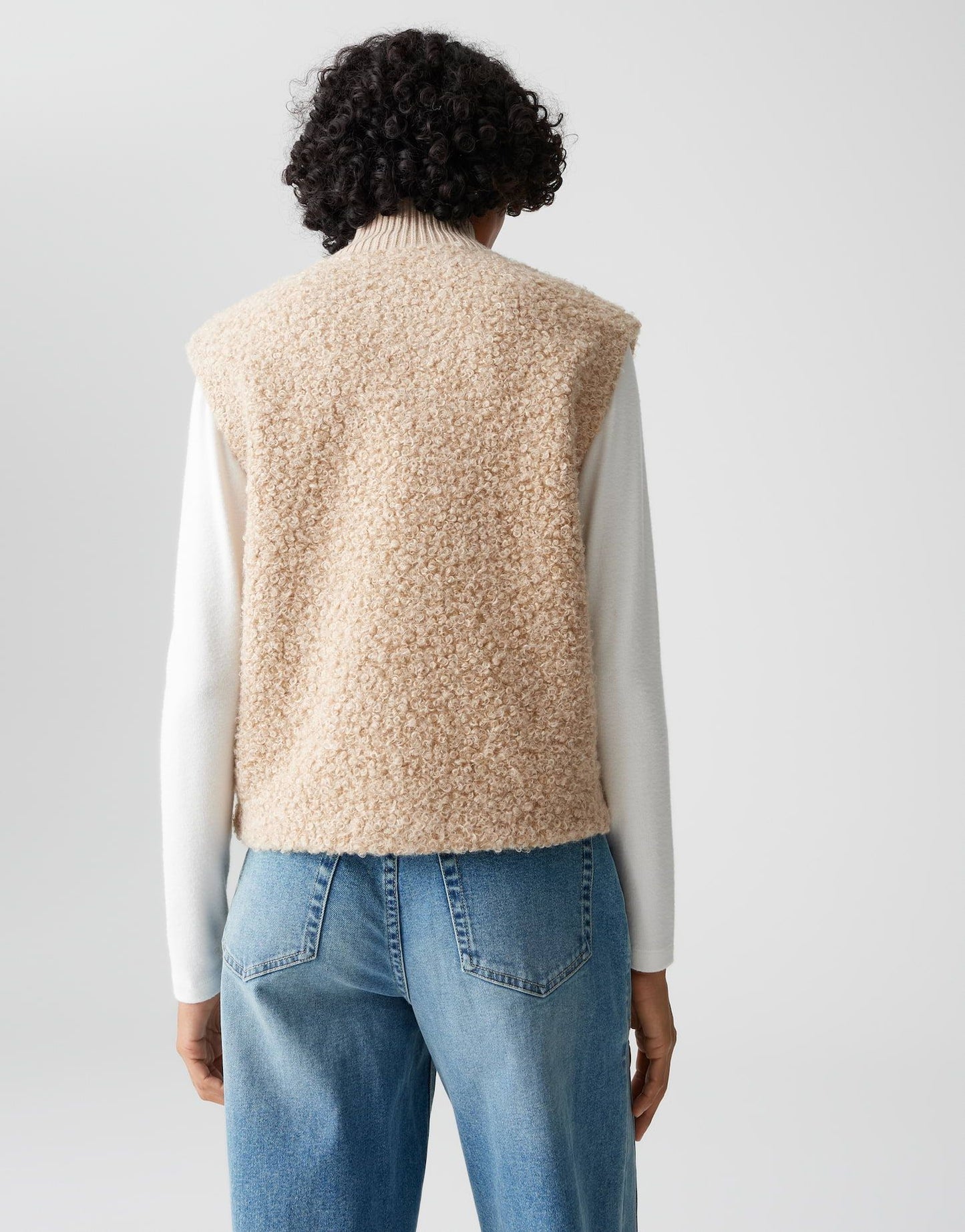 Opus Damen Weste beige