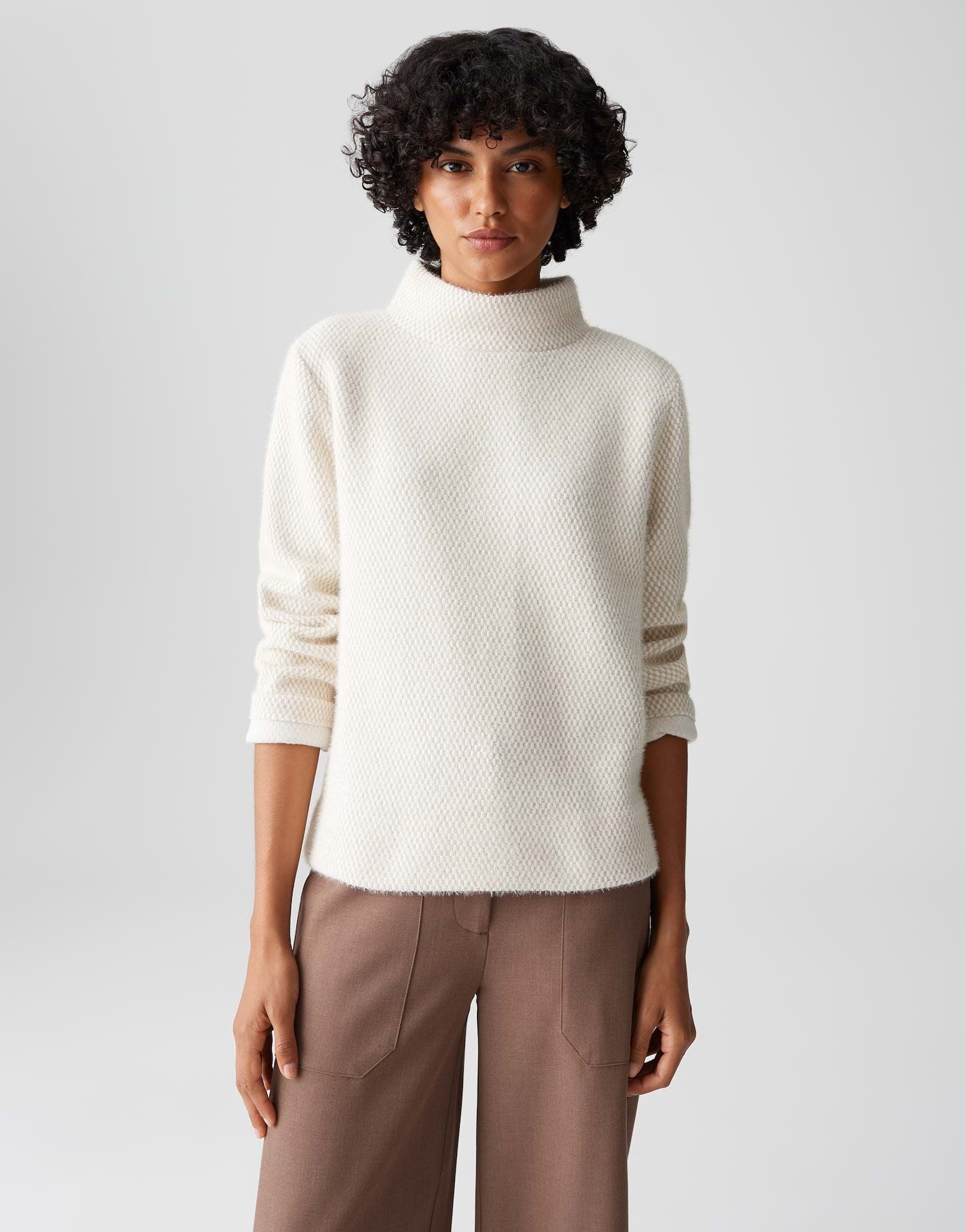 Opus Damen Shirt beige
