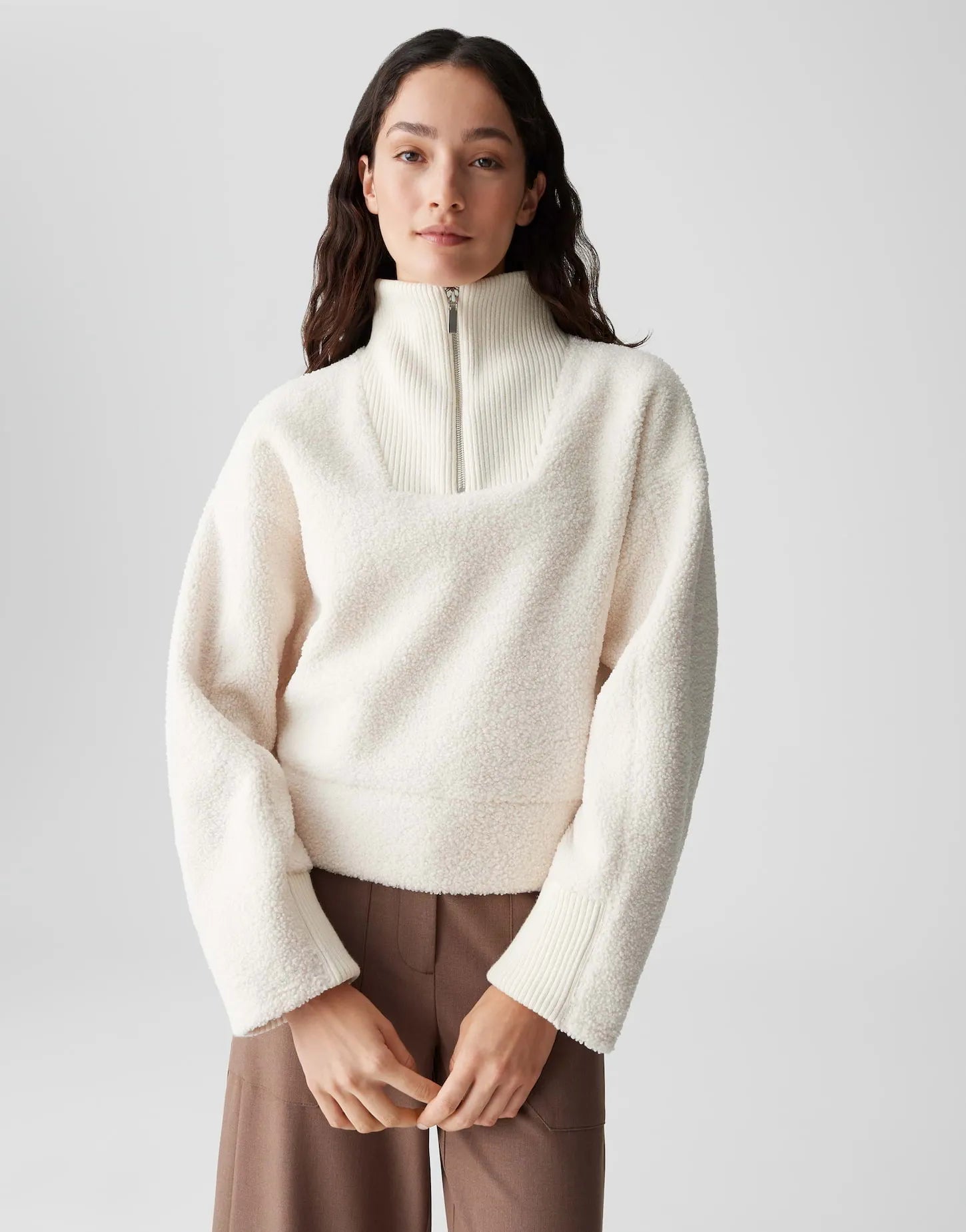Opus Damen Pullover creme