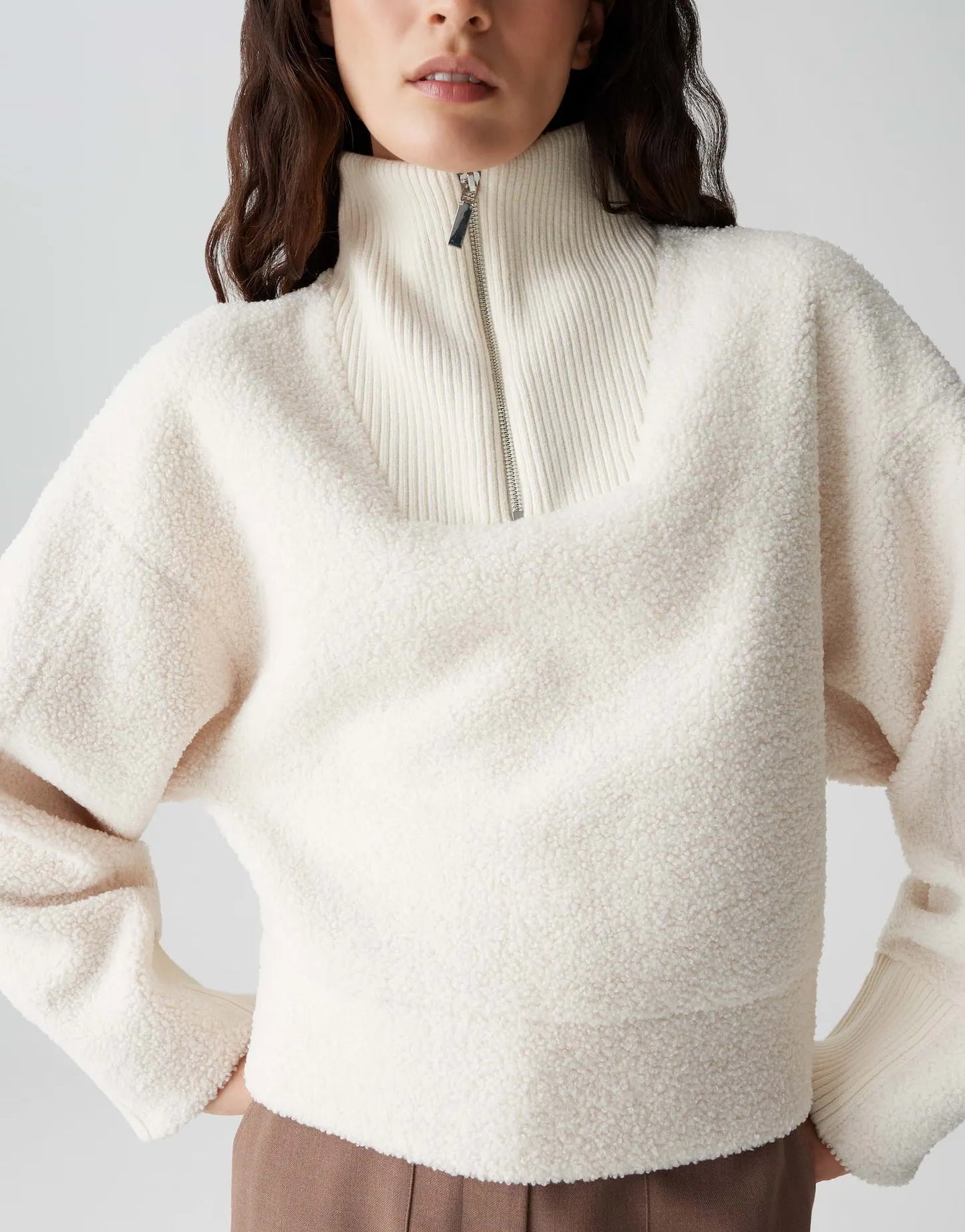 Opus Damen Pullover creme