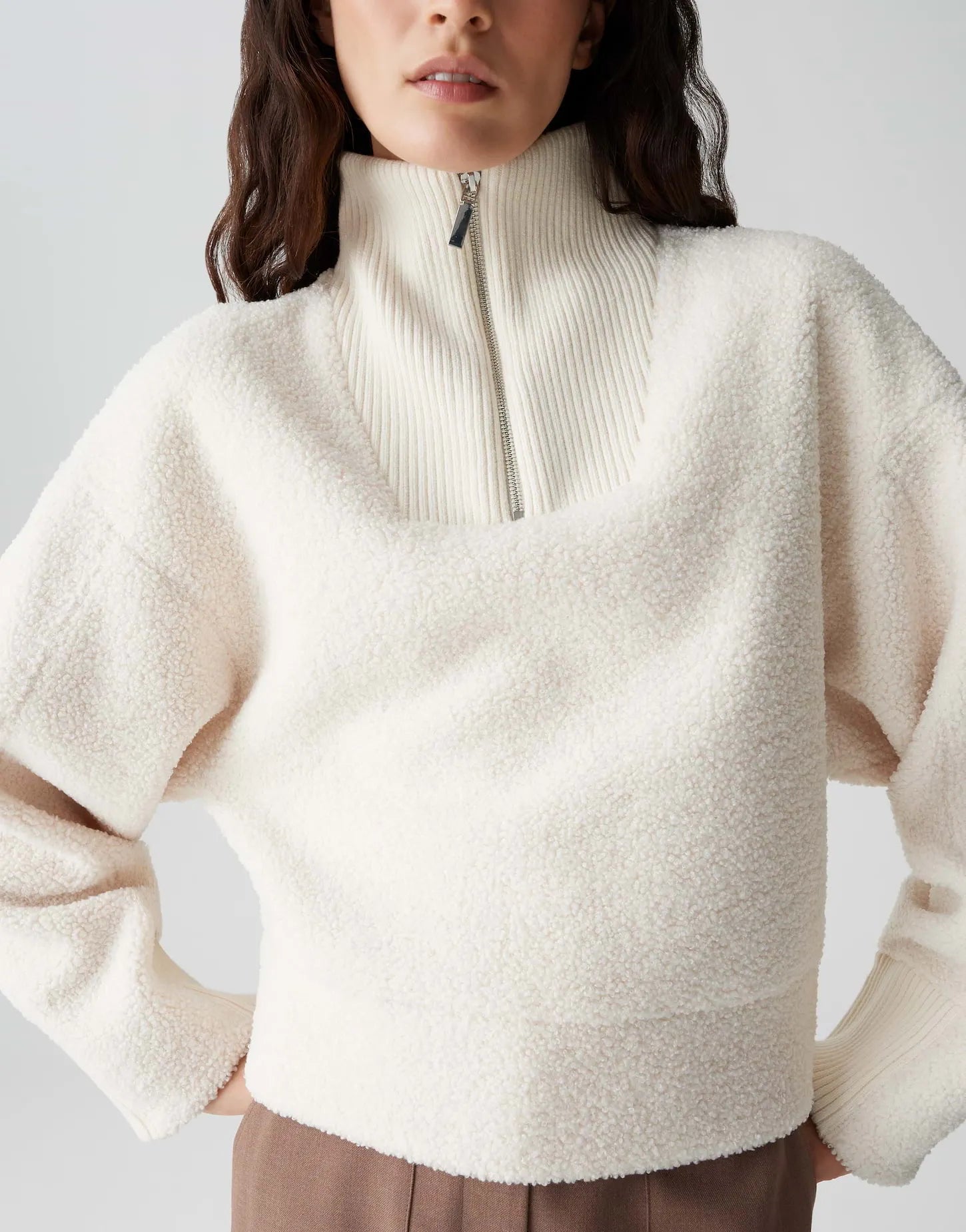Opus Damen Pullover creme