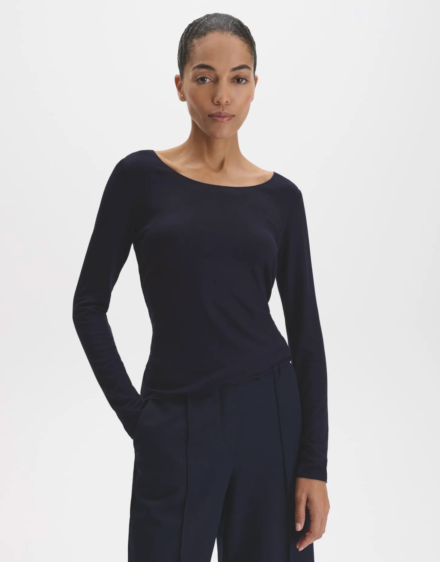 Someday Damen  Langarmshirt Kirosa soft long