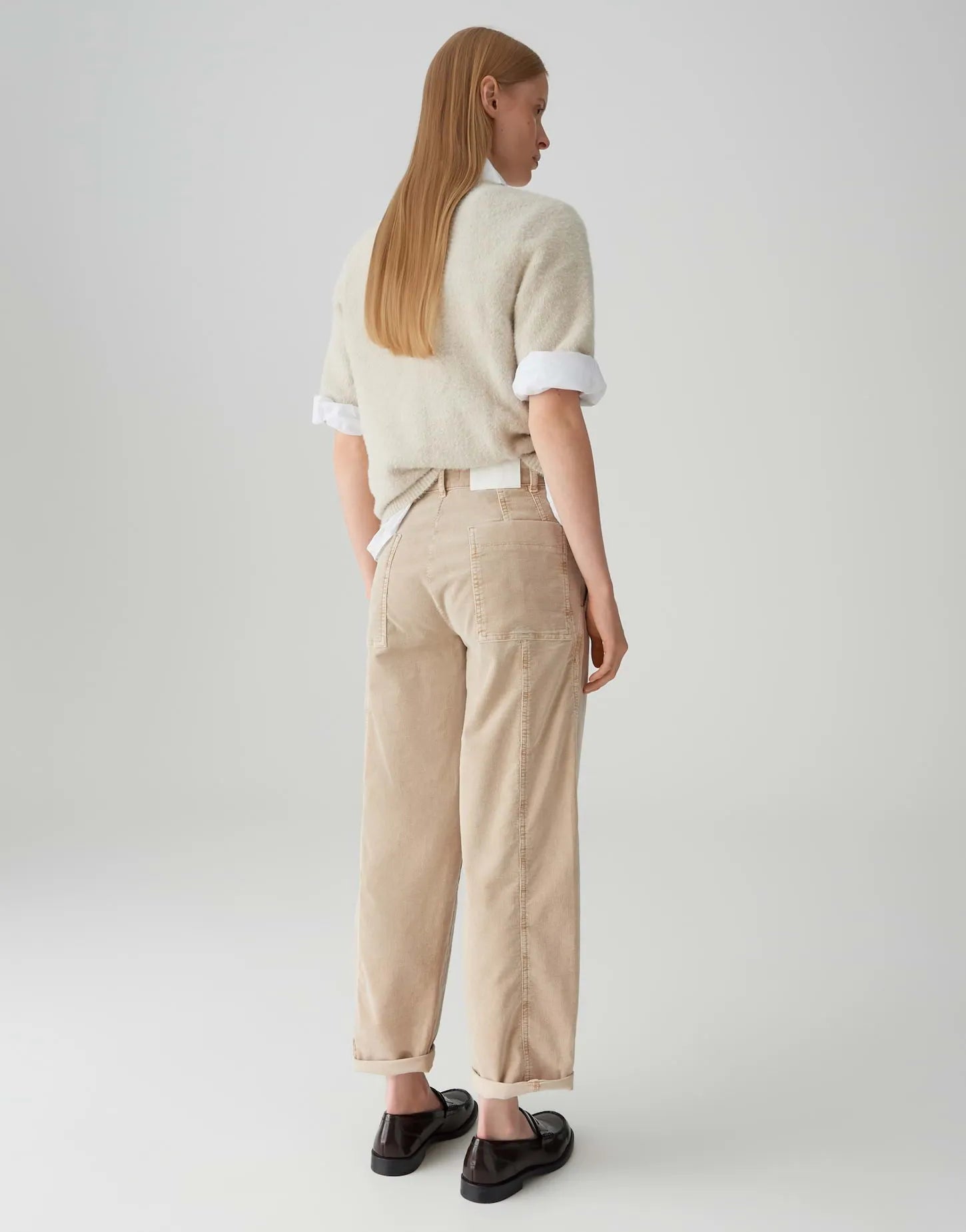 Opus Damen Jeans beige