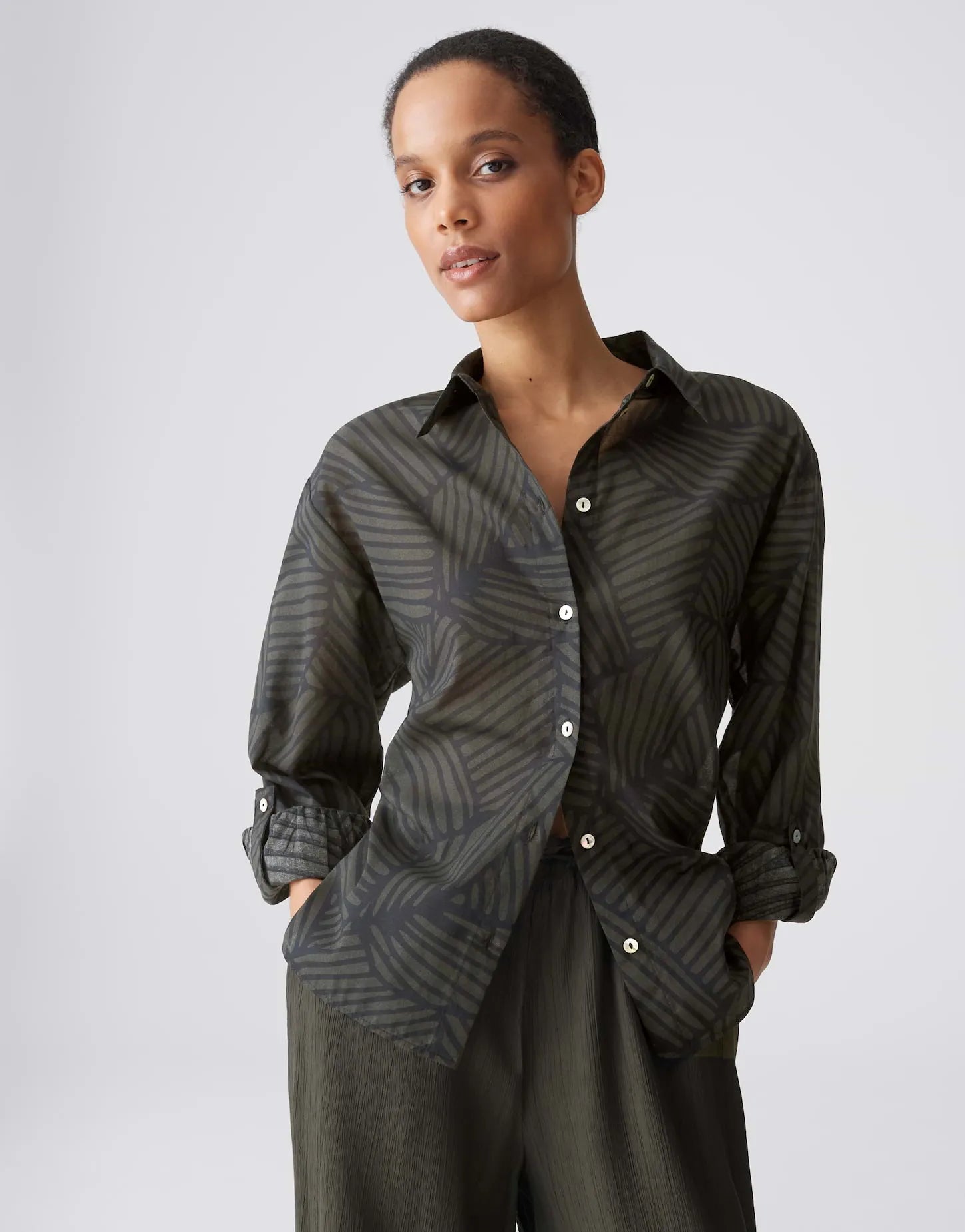 OPUS – Opus Damen Bluse Felora botanical