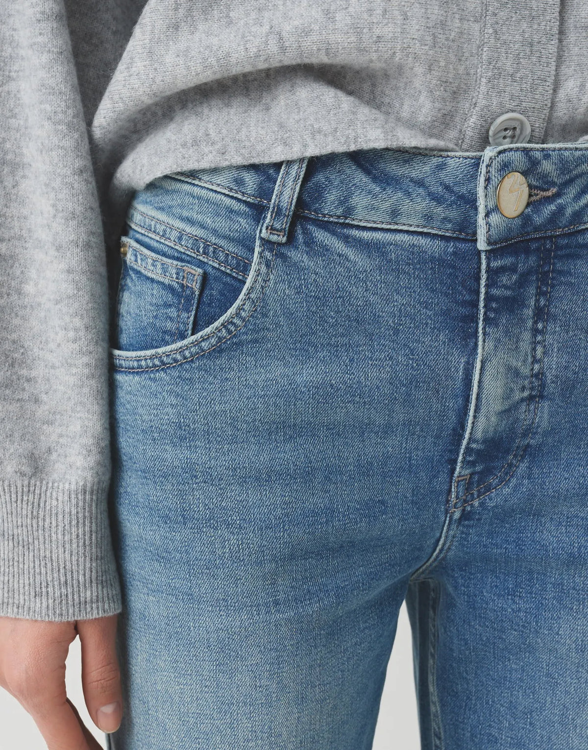 Opus Damen Jeans Minah honesty
