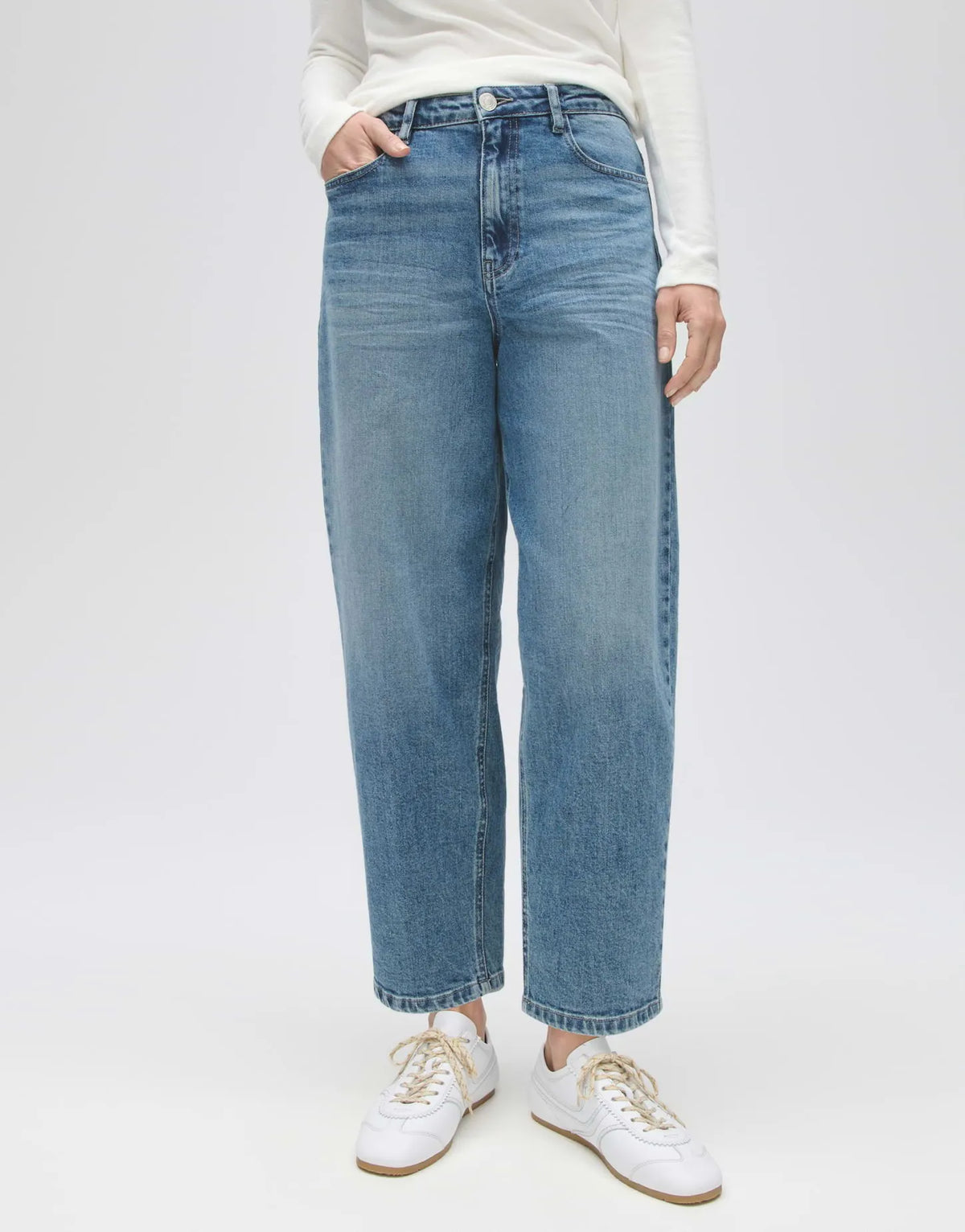 Opus Damen Jeans Maxie horizon