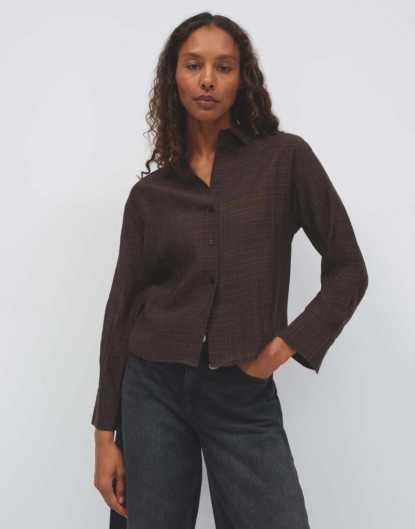 Opus Damen Hemdbluse Fargyle