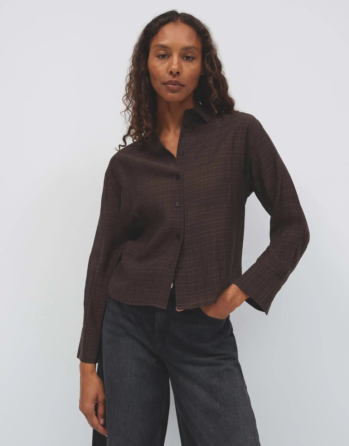 Opus Damen Hemdbluse Fargyle
