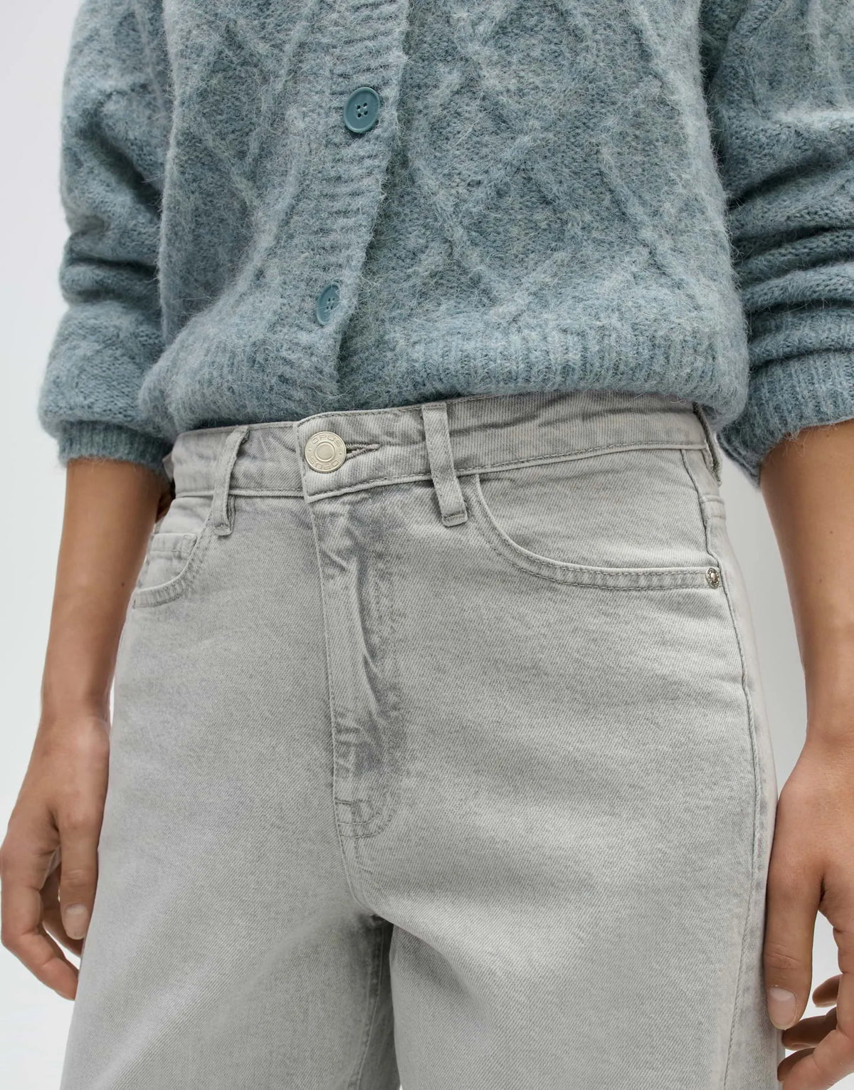 Opus Damen Jeans Lolah horizon