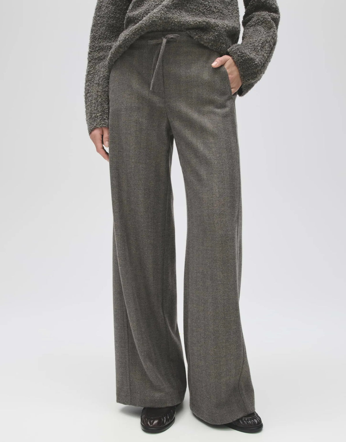 OPUS – Opus Damen Hose Melane herringbone