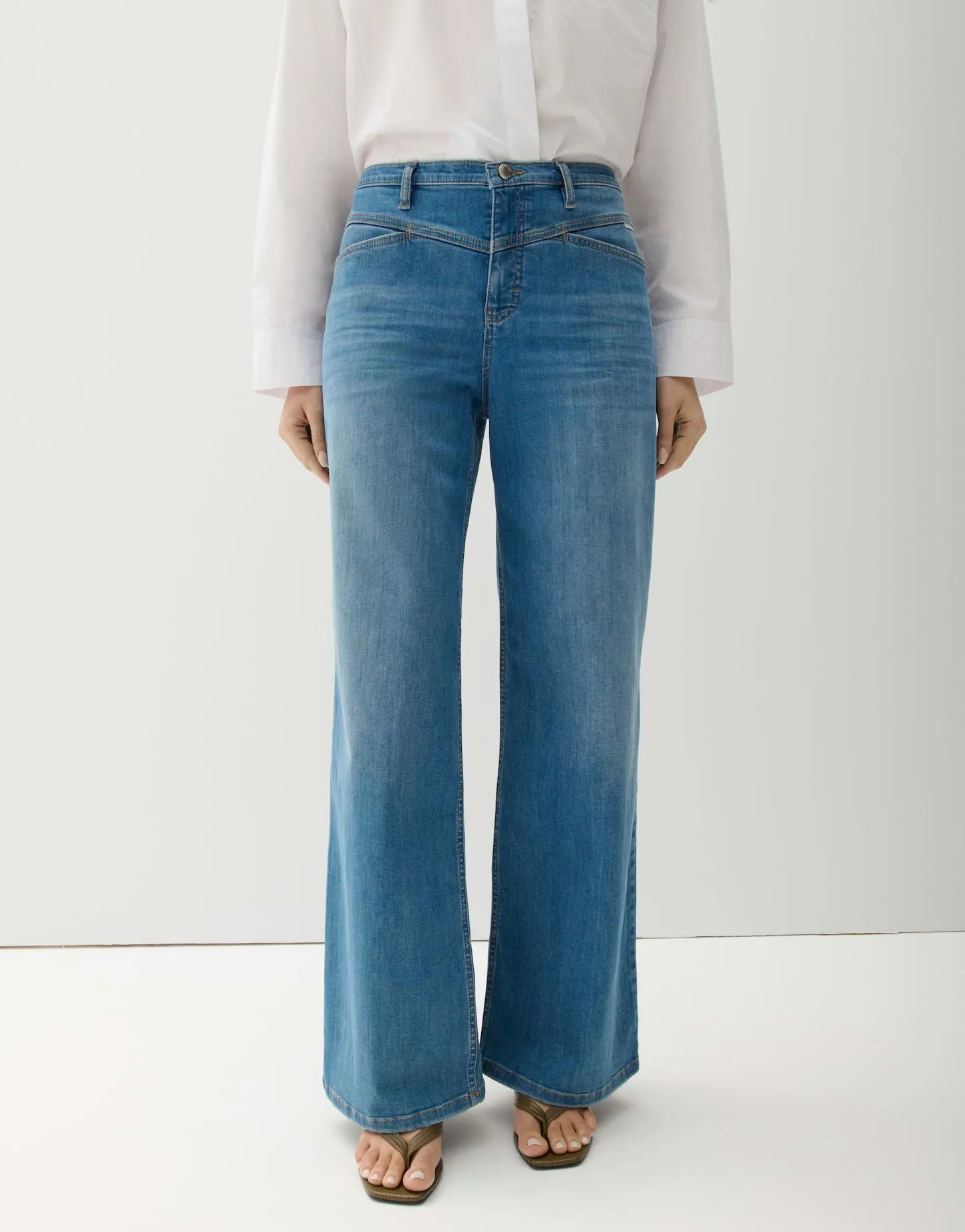 Opus Damen Jeans Meni toile