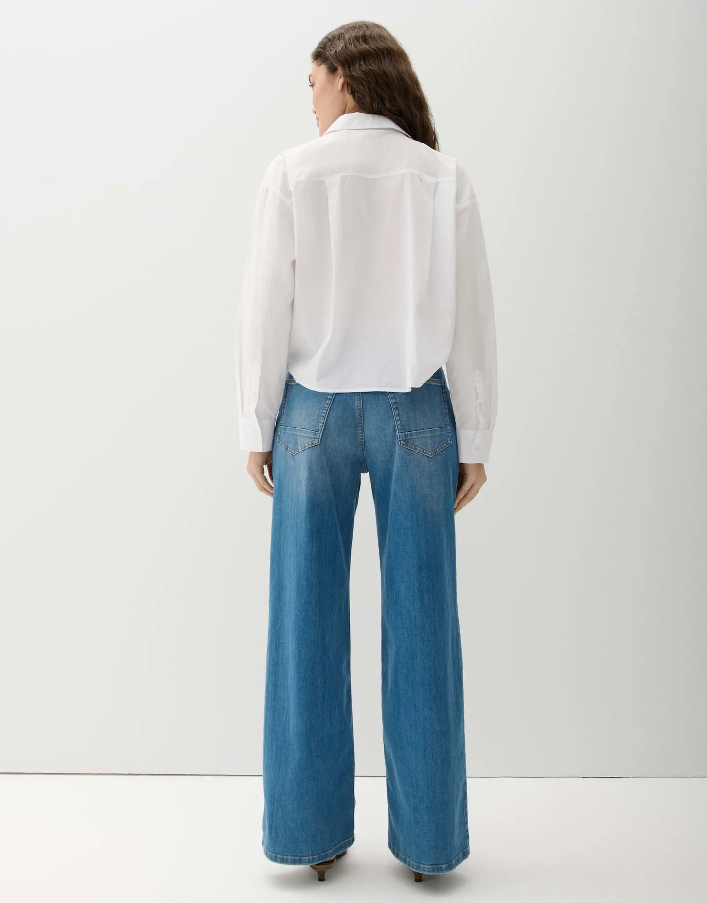 Opus Damen Jeans Meni toile