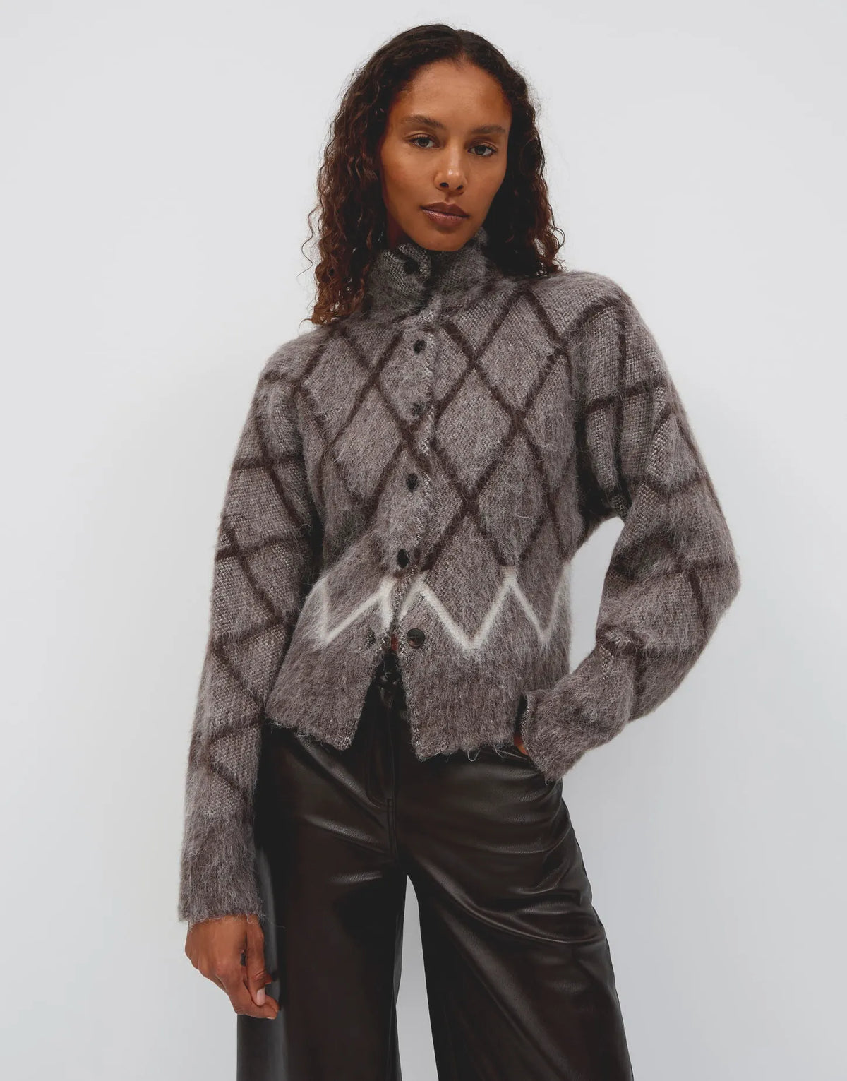 Opus Damen Strickjacke Dargyle