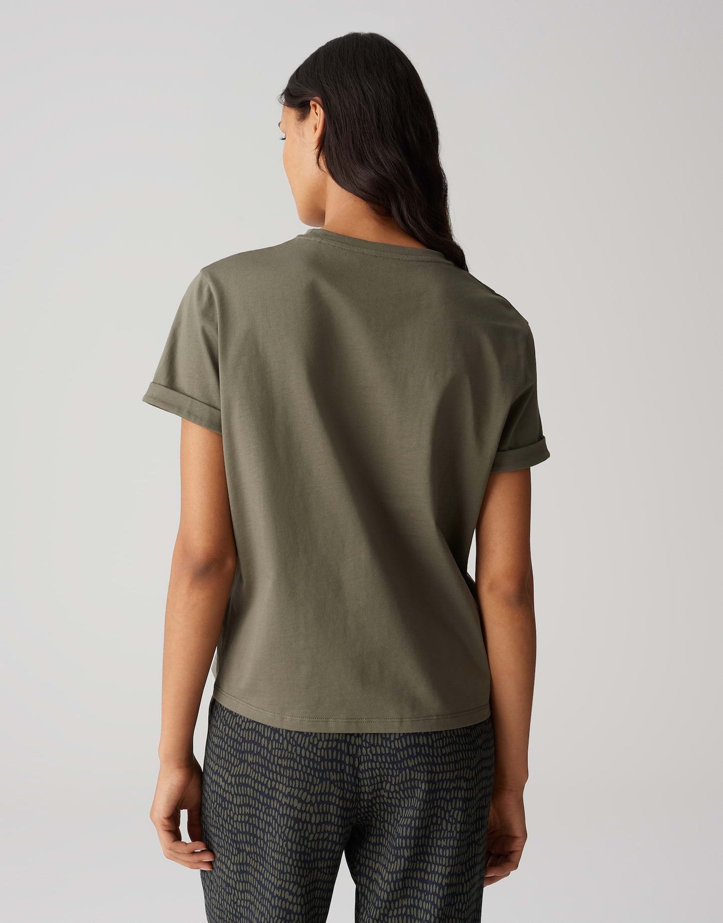 Opus Damen T-Shirt Serz grün