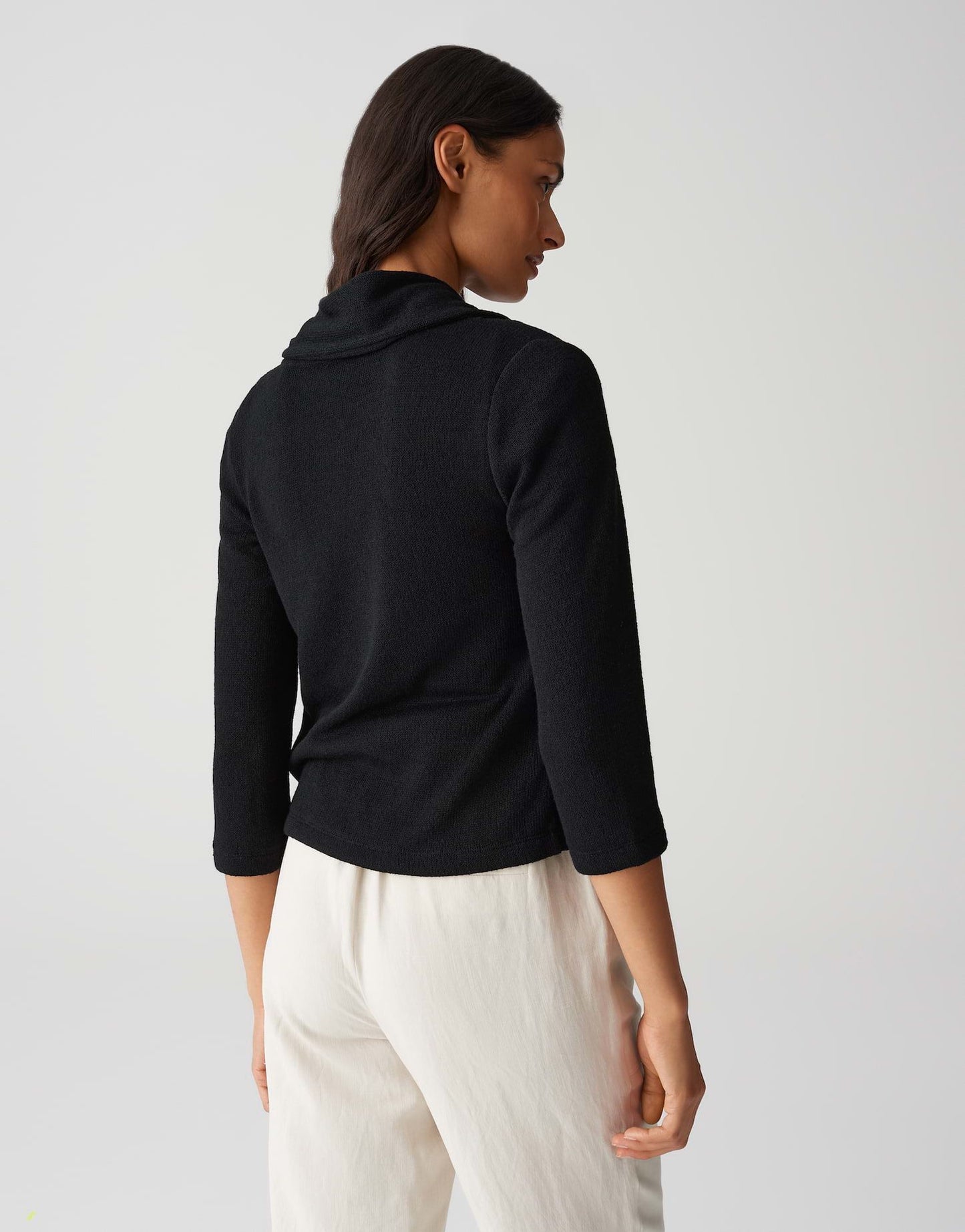 Opus Damen Cardigan Sandrine breeze schwarz