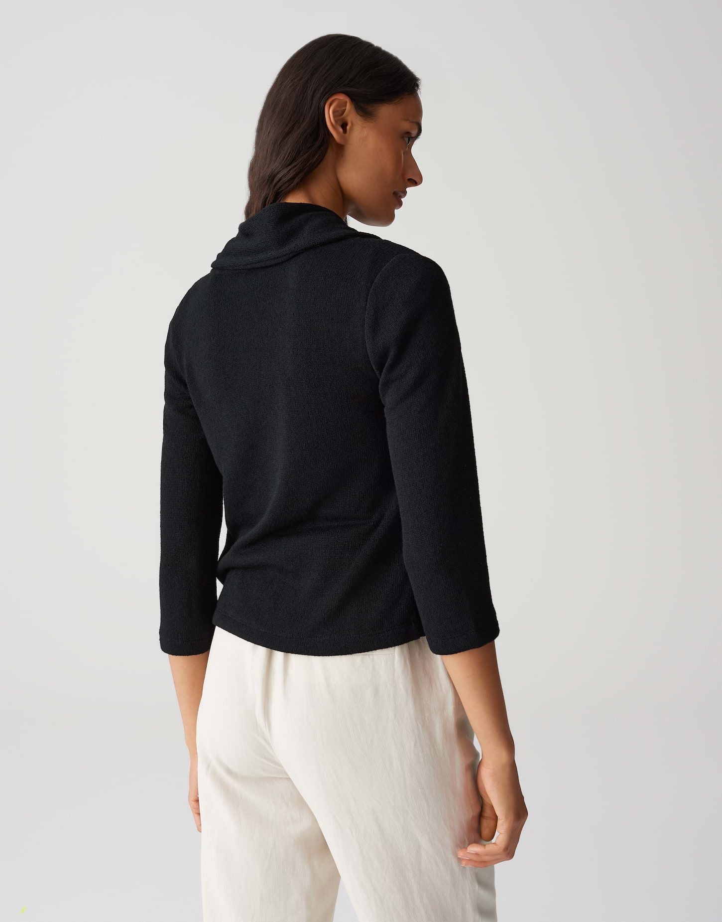 Opus Damen Cardigan Sandrine breeze schwarz