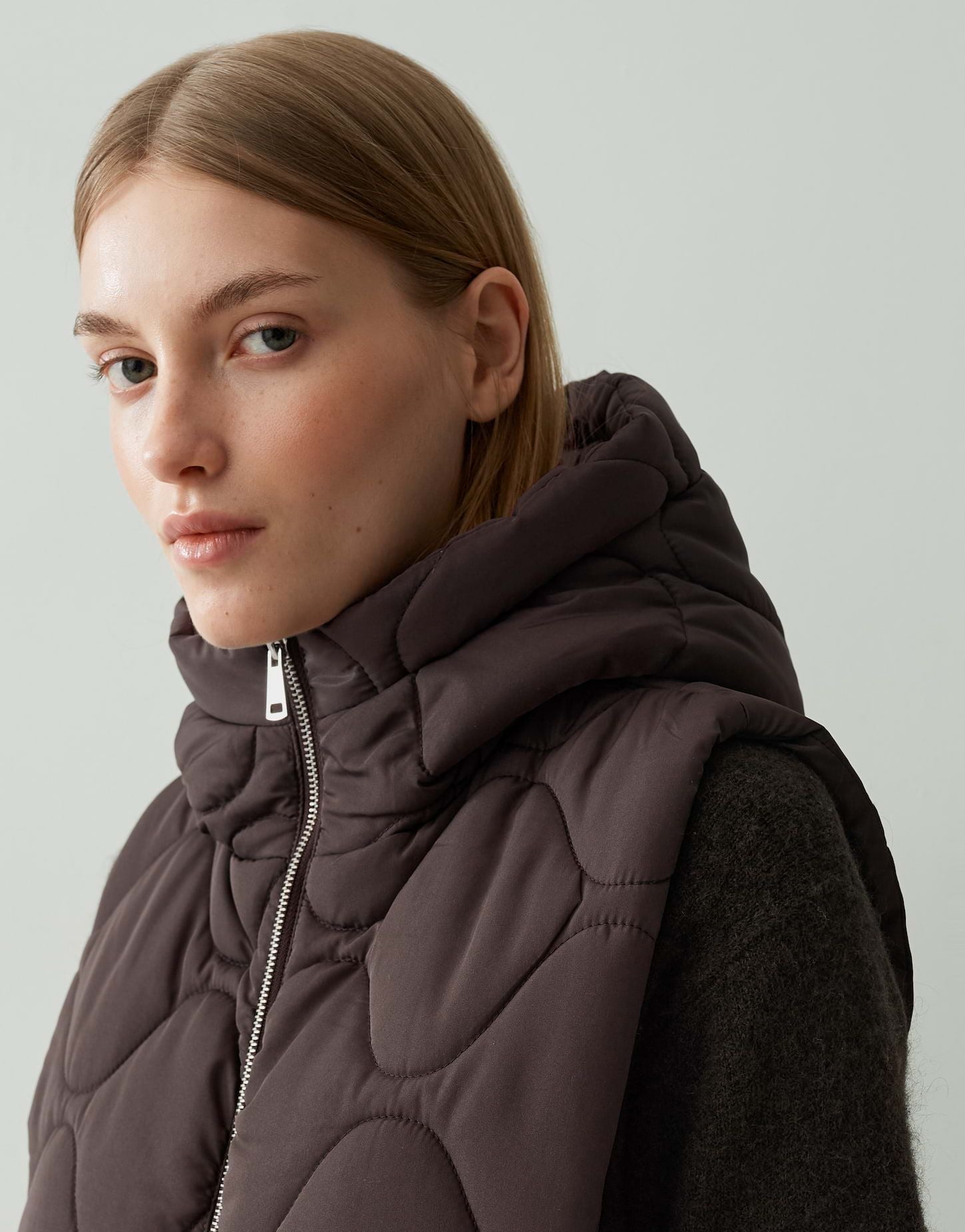 Opus Damen Weste Arauti flow braun