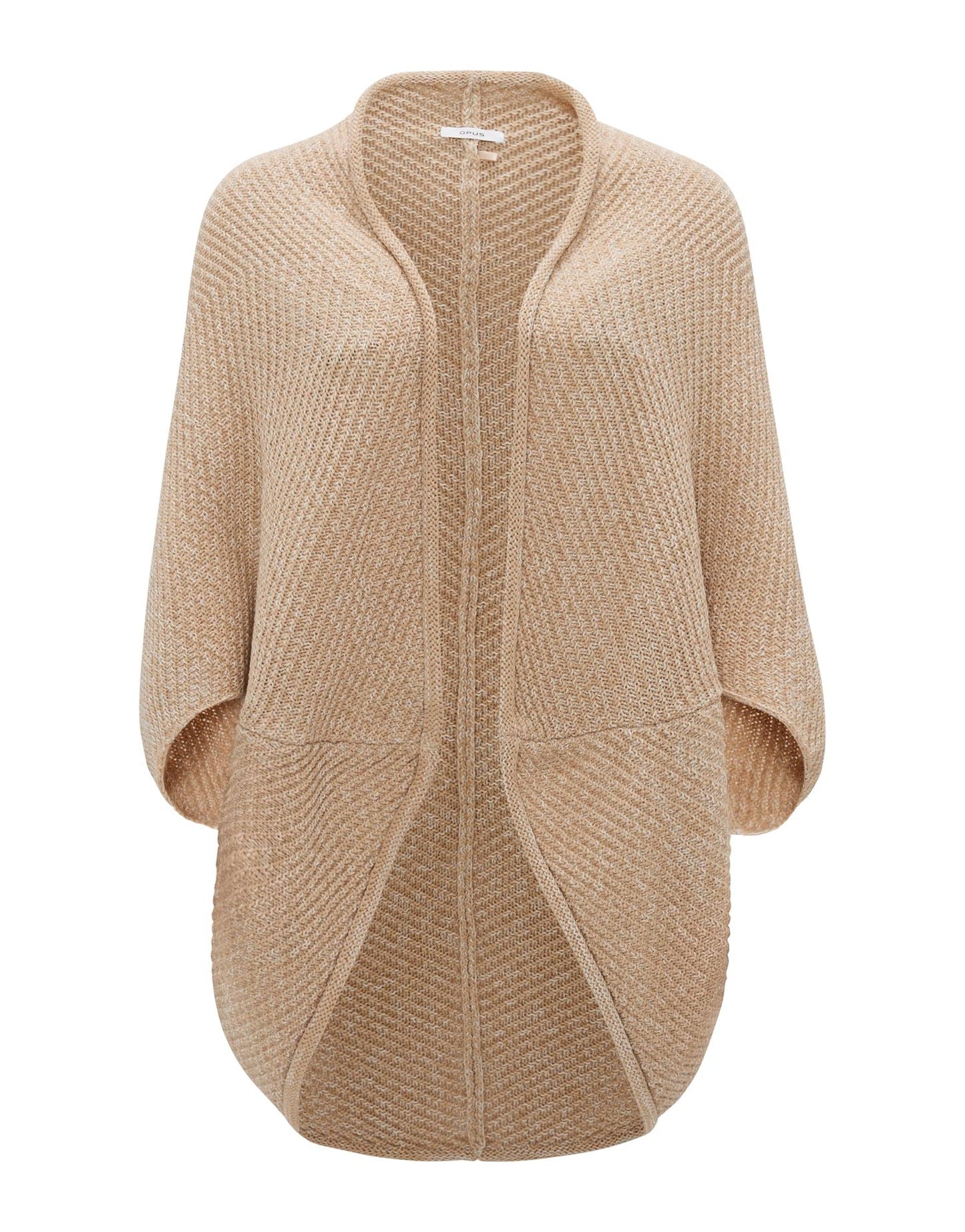 Opus Damen Cardigan Waffle Amaryllis