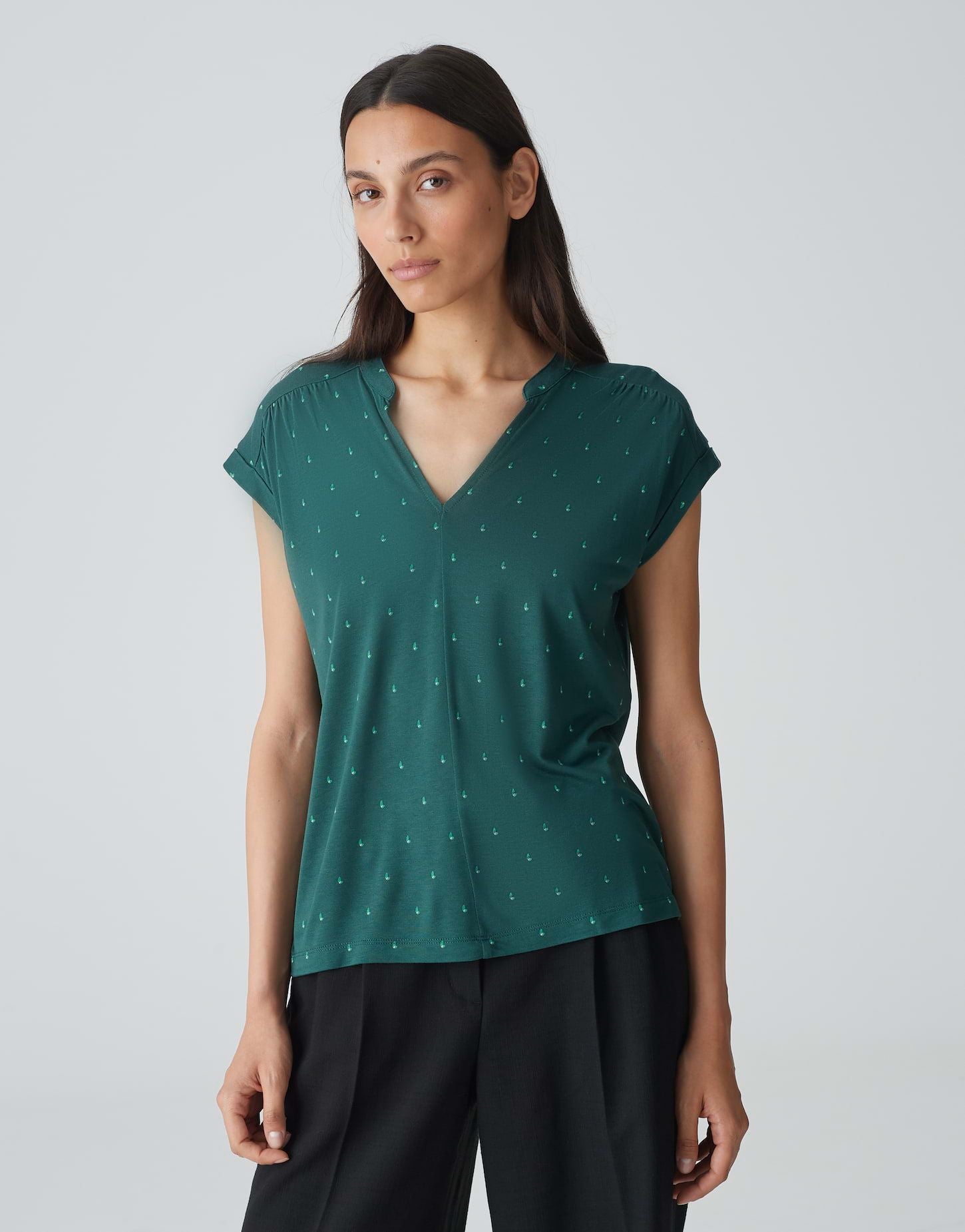 OPUS Damen Shirt grün